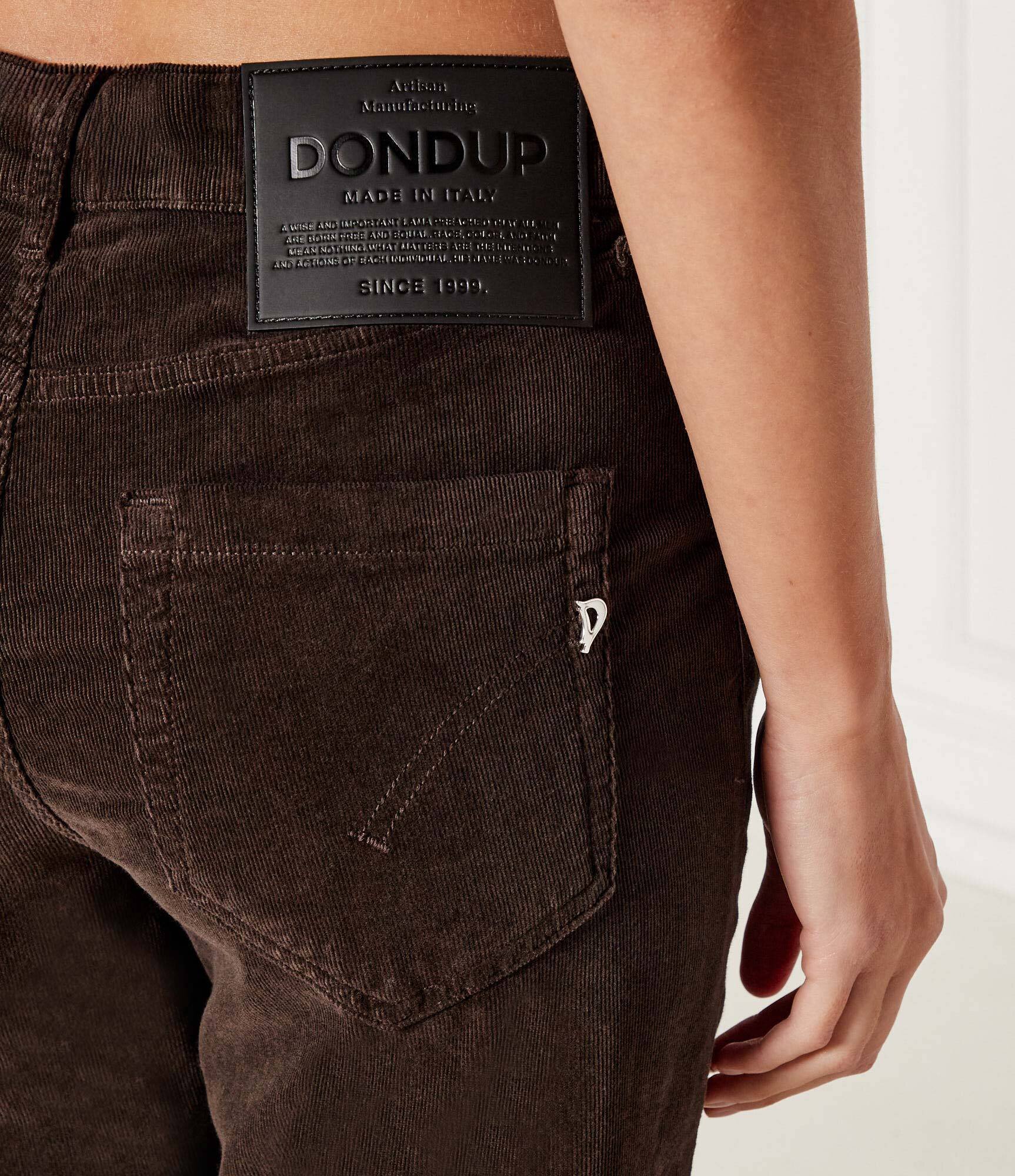 DONDUP - made in Italy Pantaloni Koons | Slim Fit | catifea reiată