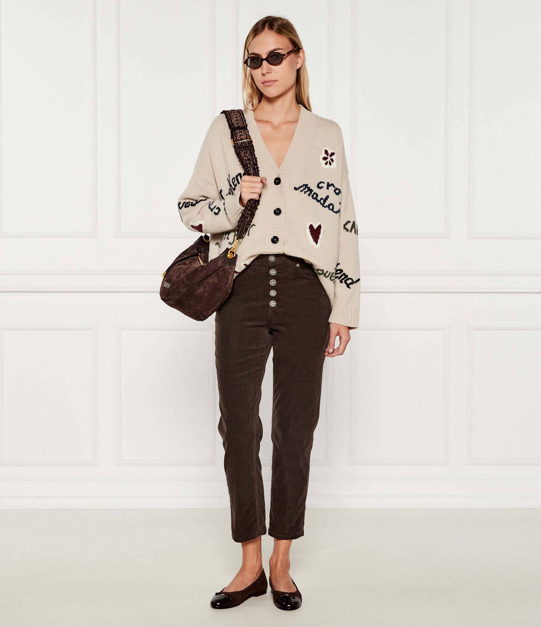 DONDUP - made in Italy Pantaloni Koons | Slim Fit | catifea reiată