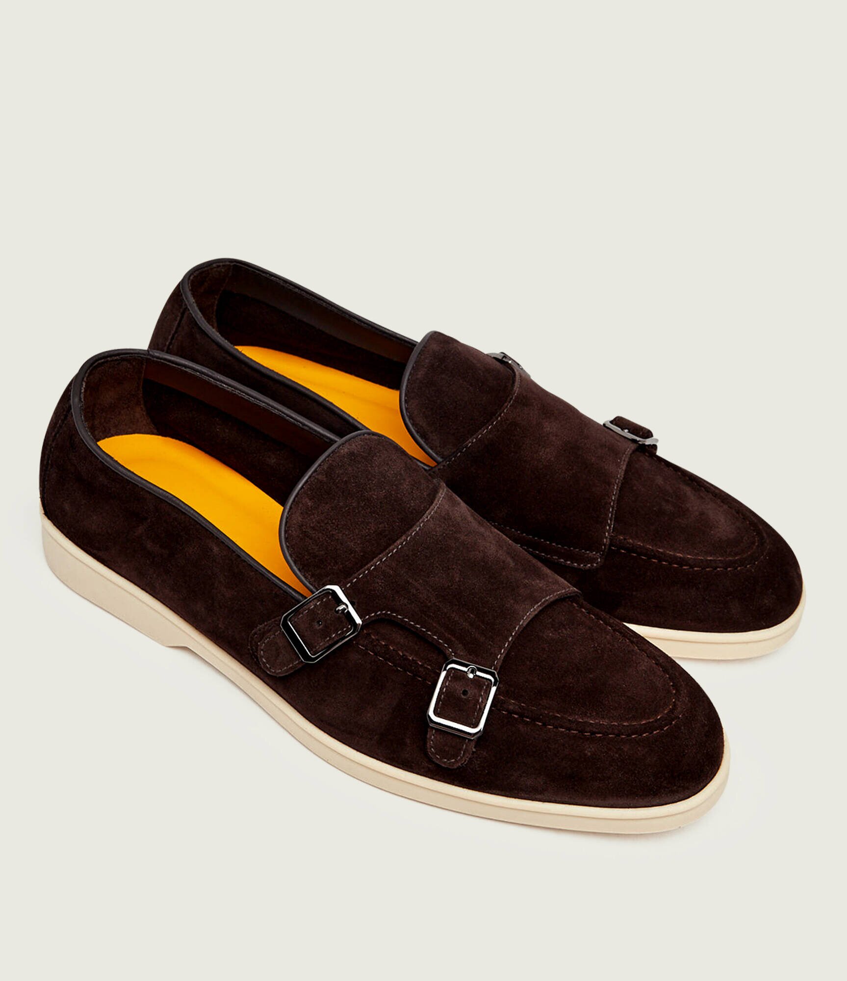 Doucal's Pantofi monk | piele întoarsă