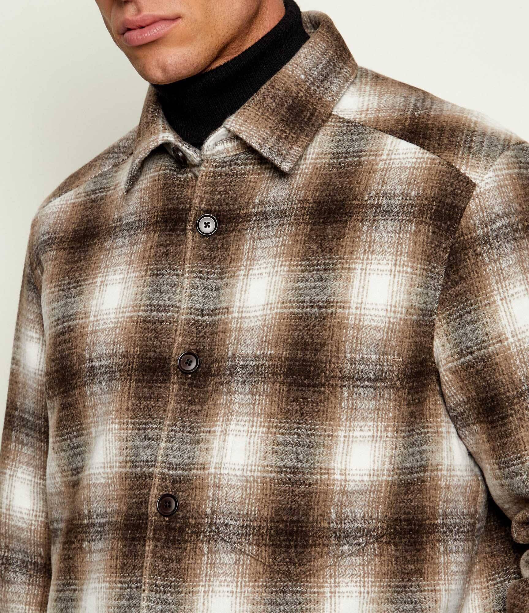 Drykorn Cămașă Dieggo_P | Oversize fit cu adaos de lână