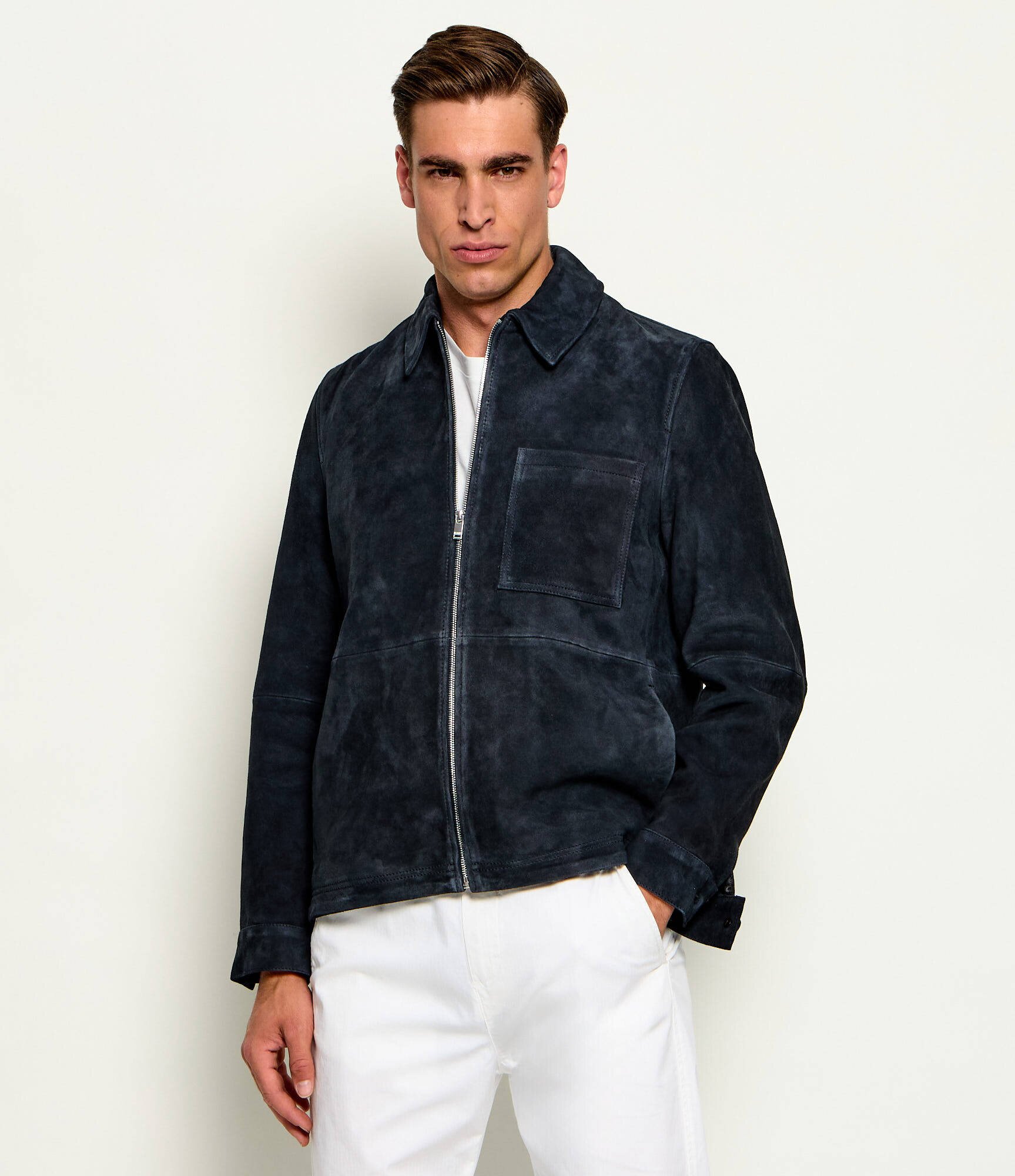 Drykorn Geacă Jerson | regular fit | piele întoarsă