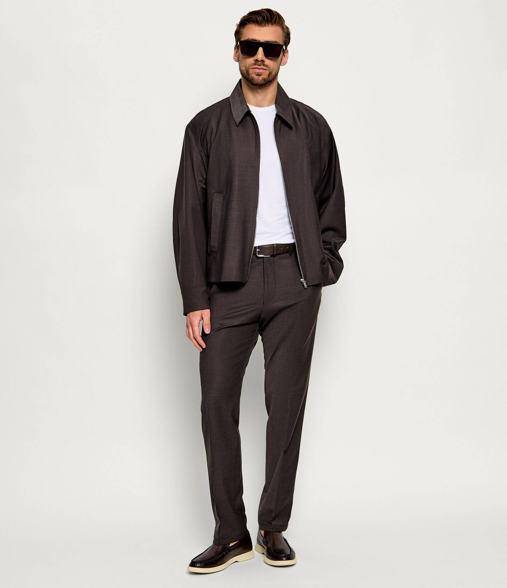 Drykorn Pantaloni Ajend | regular fit cu adaos de lână