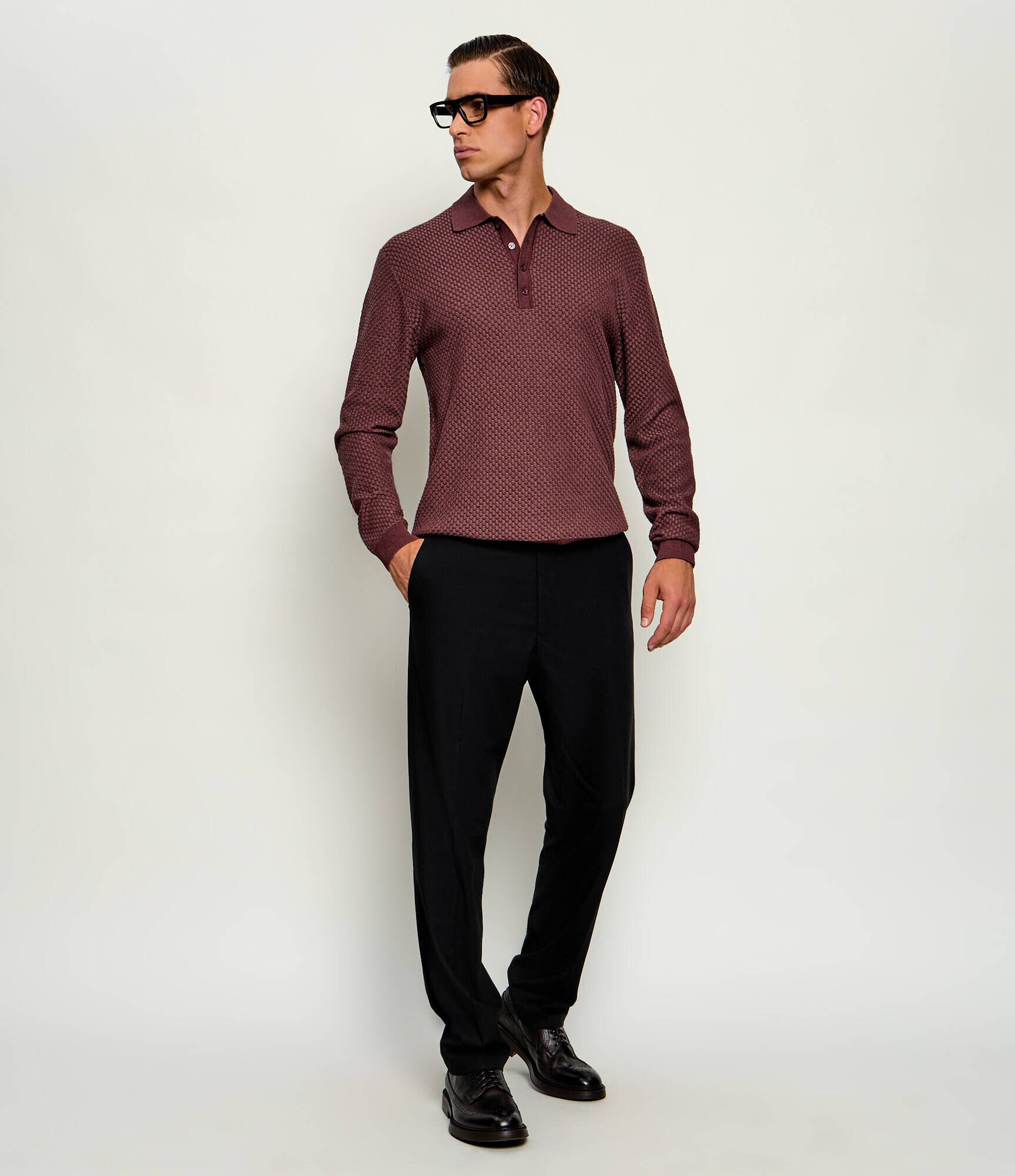 Drykorn Pantaloni Ajend_Rglr_Sk | Tapered fit cu adaos de lână