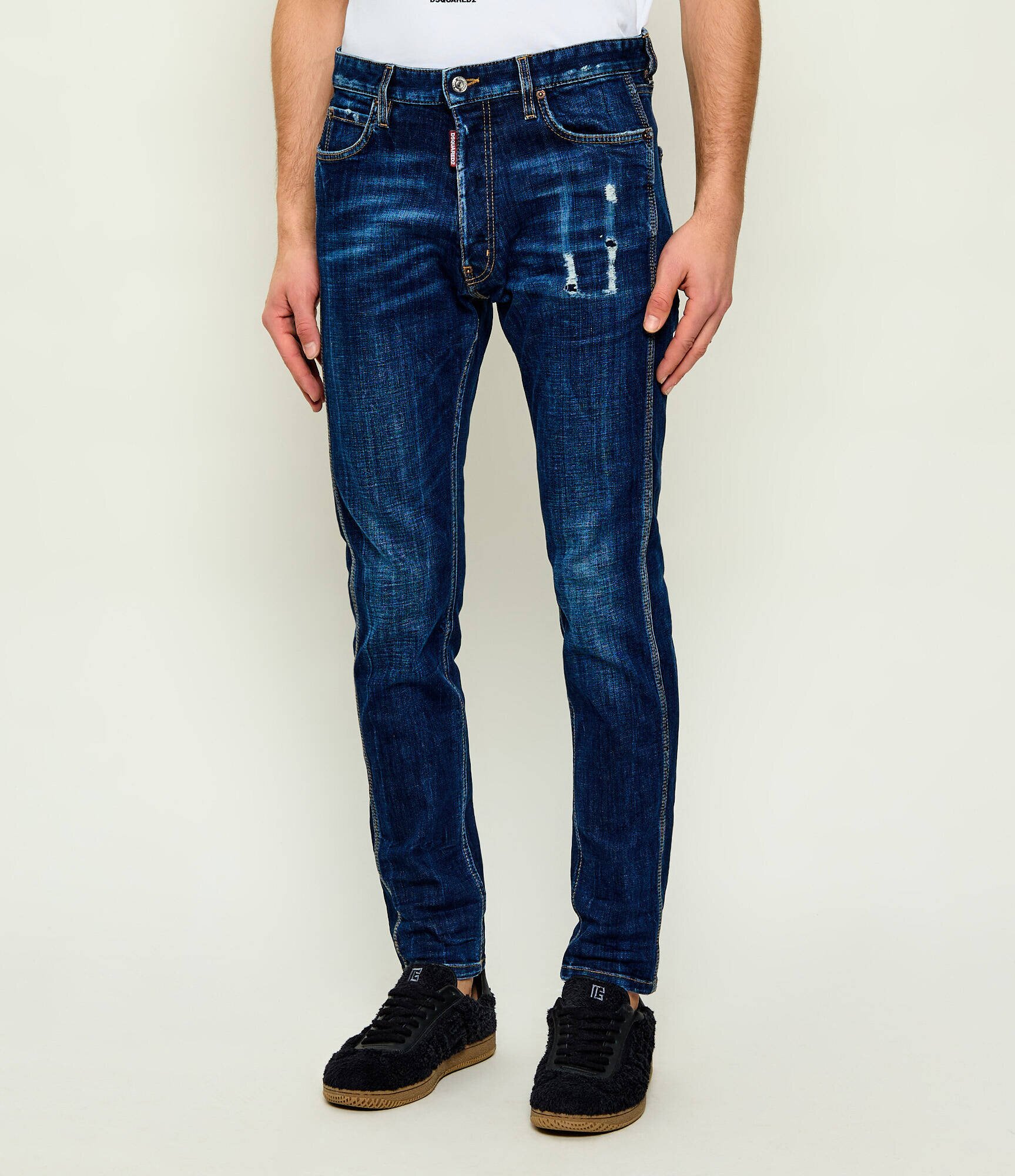 Dsquared2 Blugi Mini Front Teddy Jean | Slim Fit