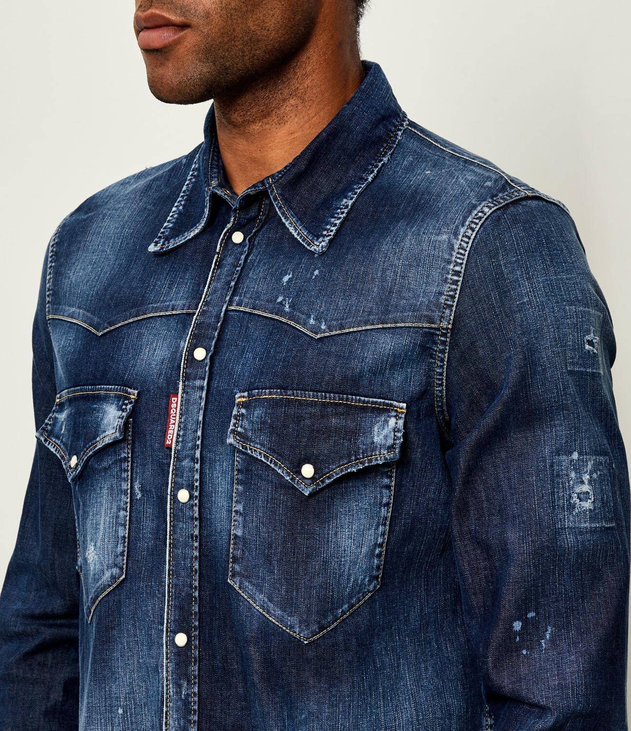 Dsquared2 De blugi cămașă Fashion Western | regular fit