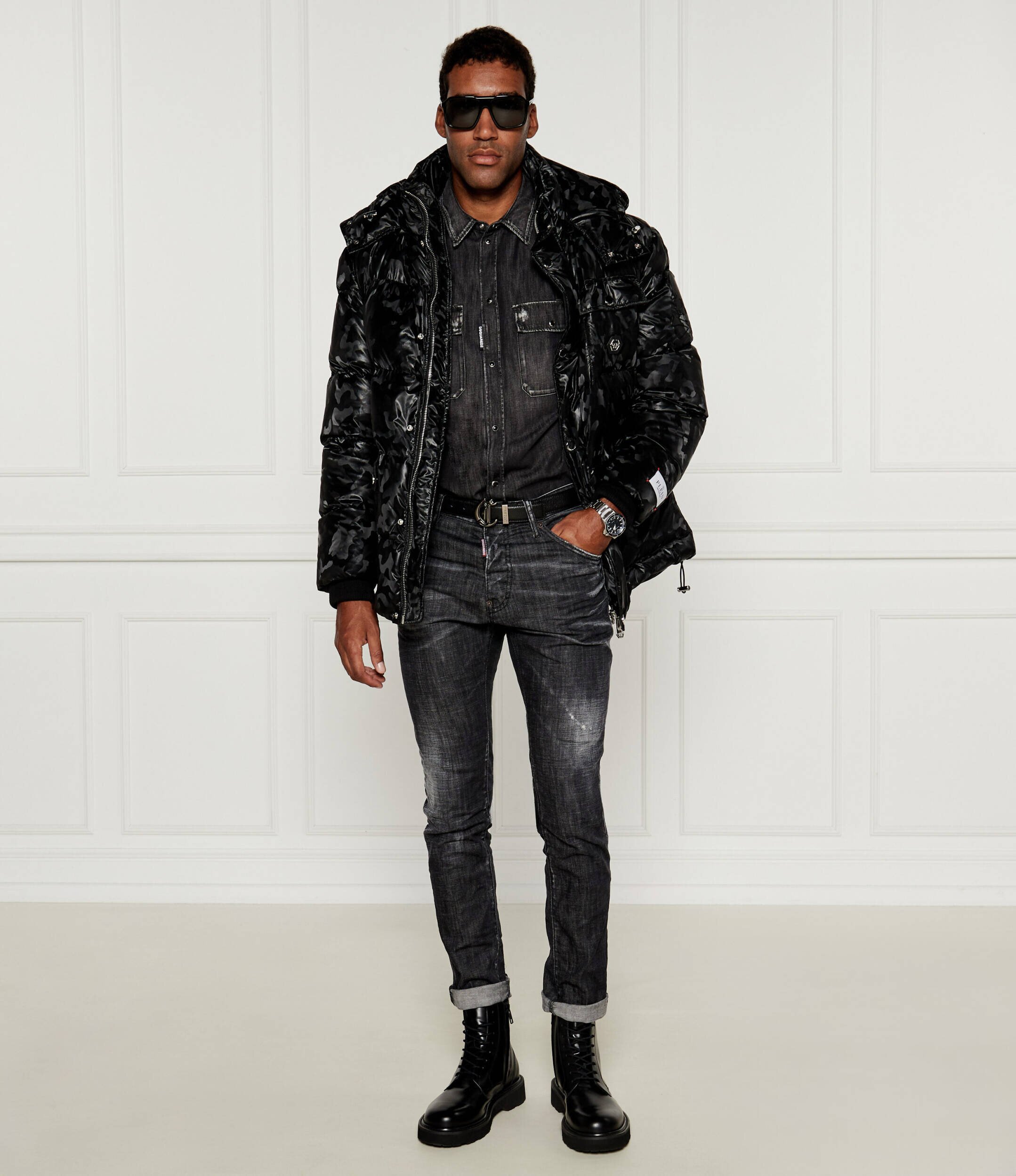 Dsquared2 De blugi cămașă Relax Dan | Regular Fit