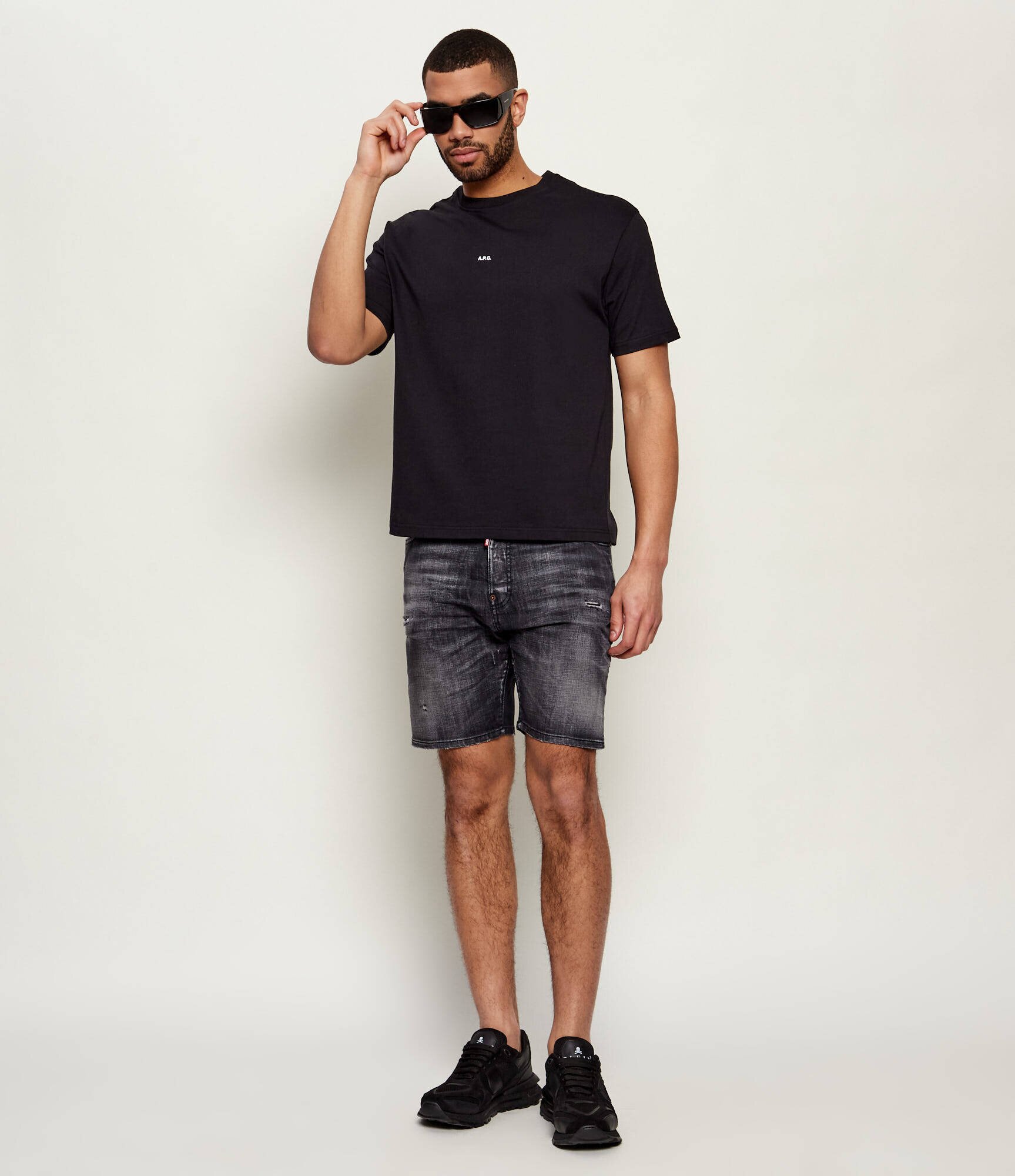Dsquared2 De blugi pantaloni scurți MARINE | regular fit
