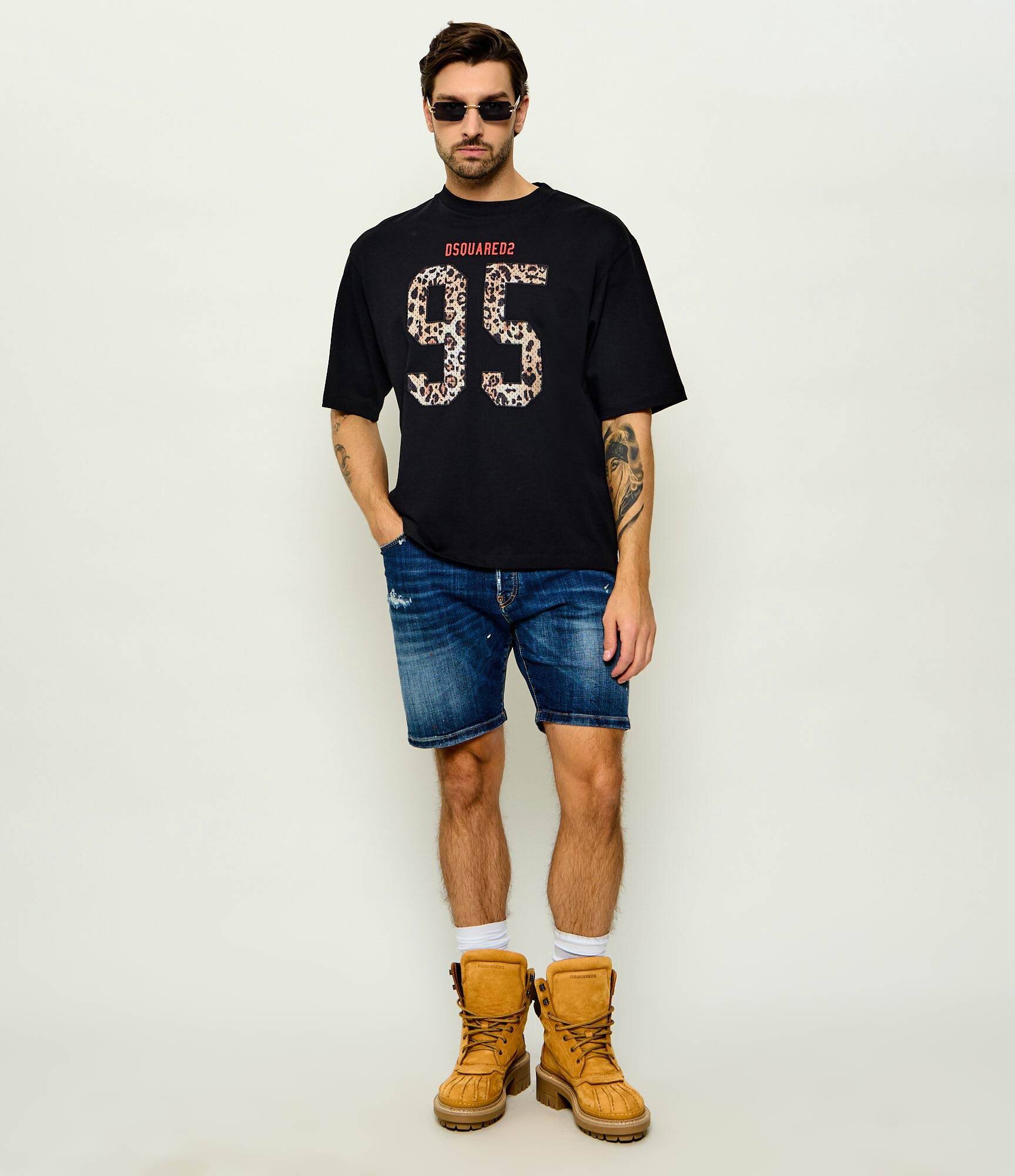 Dsquared2 De blugi pantaloni scurți | Slim Fit