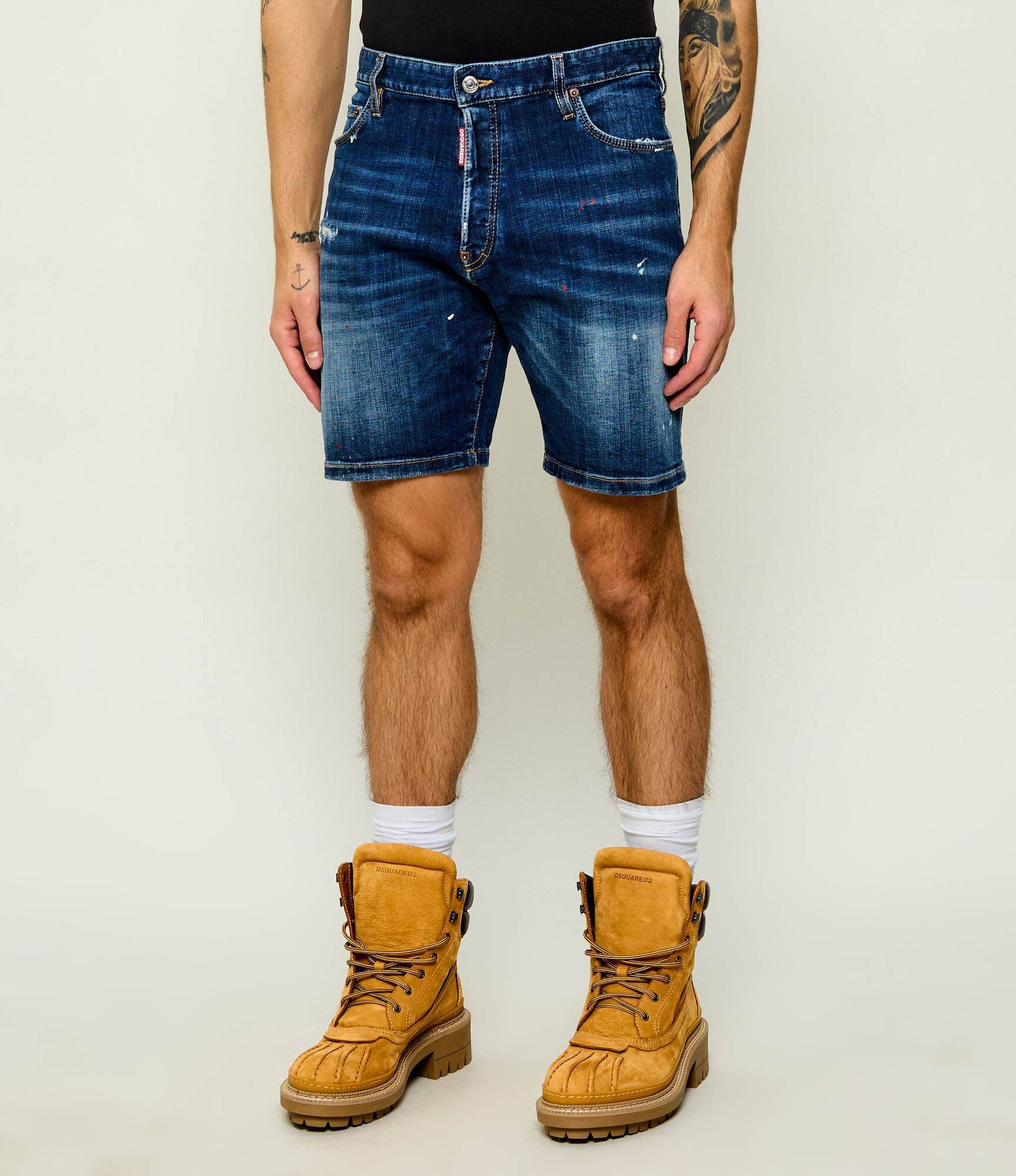 Dsquared2 De blugi pantaloni scurți | Slim Fit