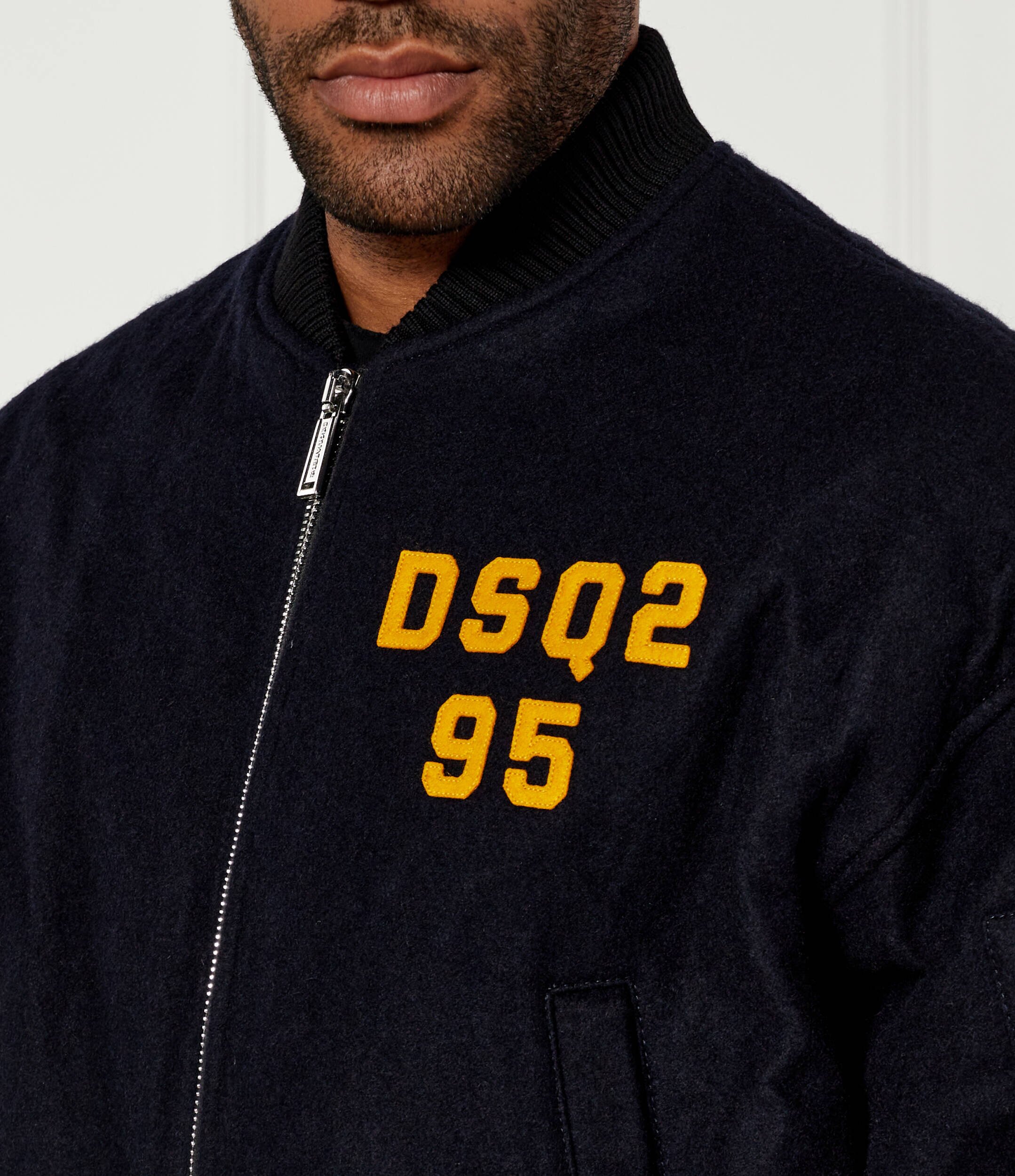 Dsquared2 De lână geacă bomber | Regular Fit