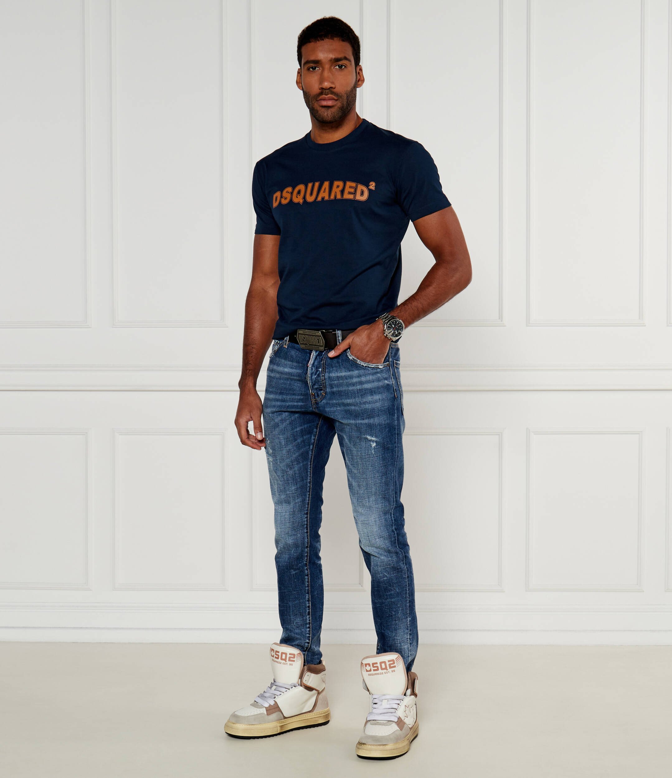 Dsquared2 De piele sneakers Boogie