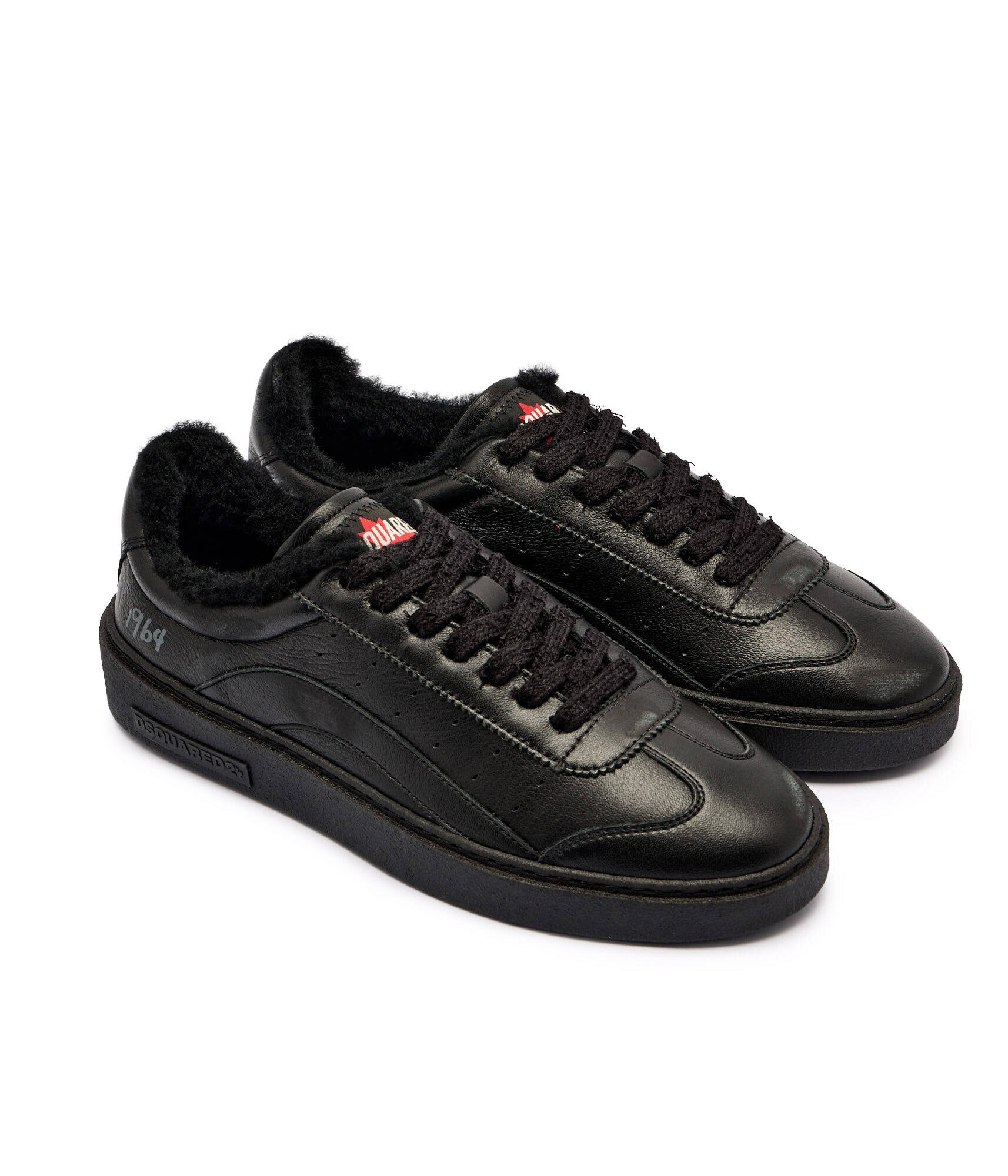Dsquared2 De piele sneakers Rider | shearling
