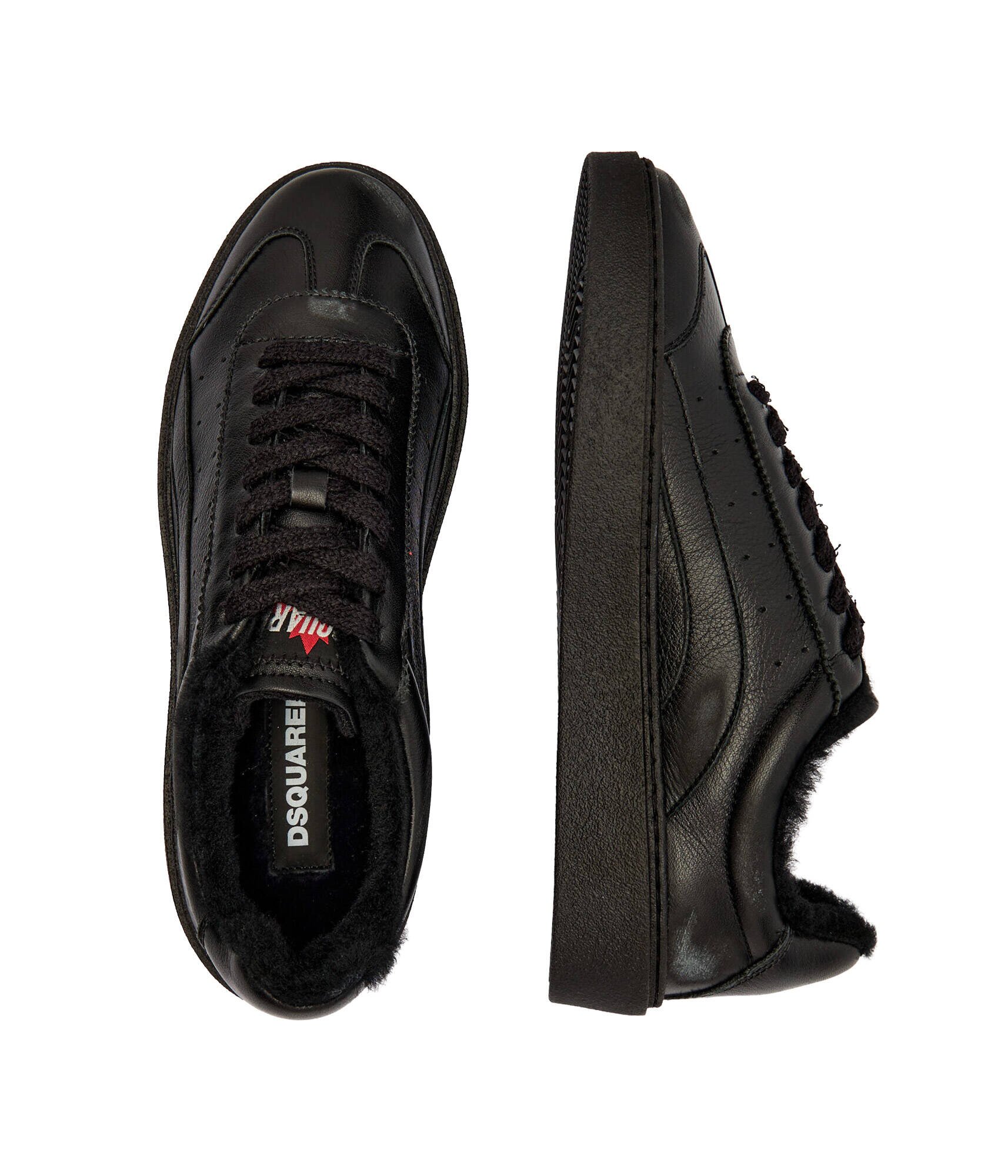 Dsquared2 De piele sneakers Rider | shearling