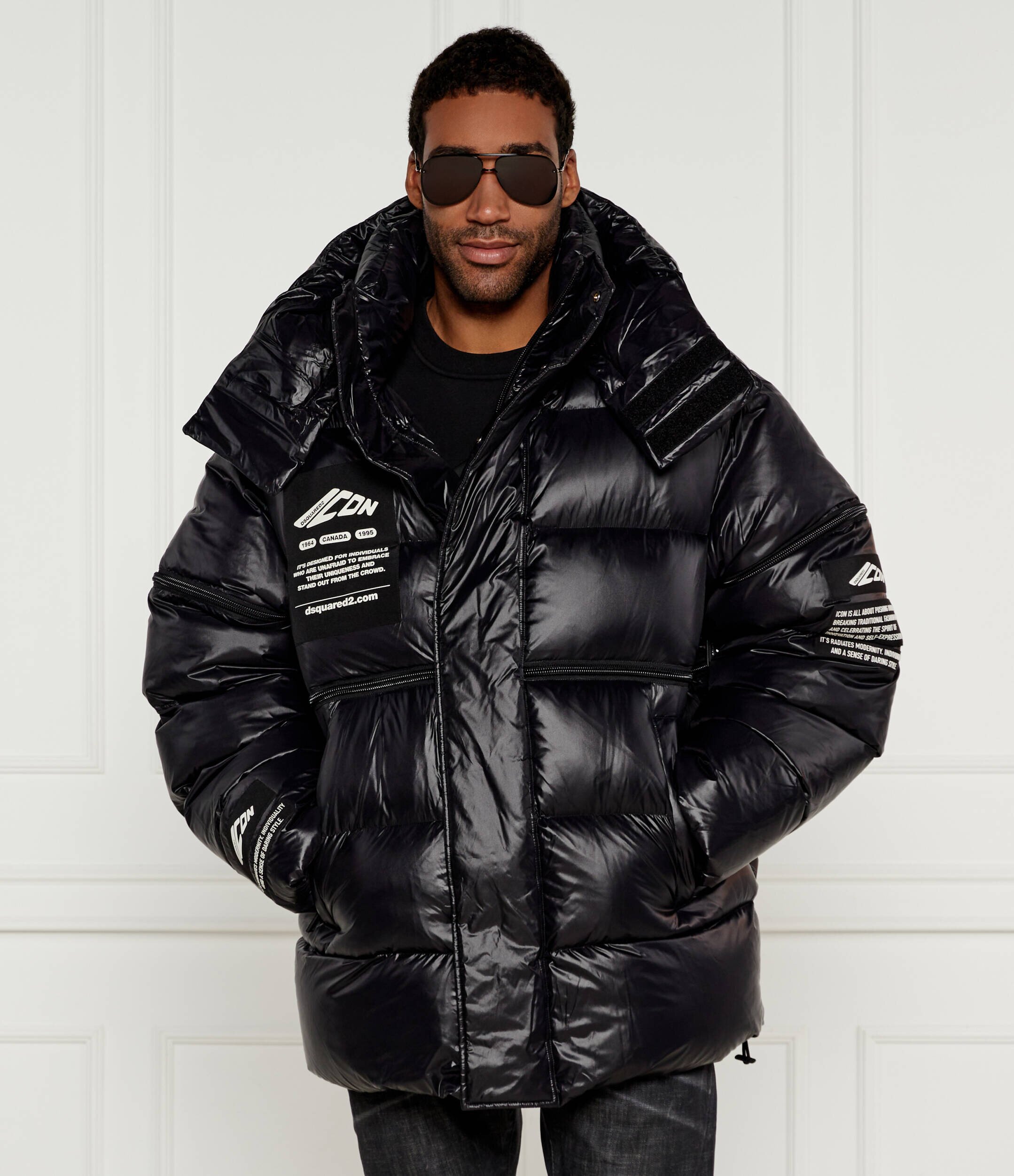 Dsquared2 De puf geacă 2 în 1 | Oversize fit