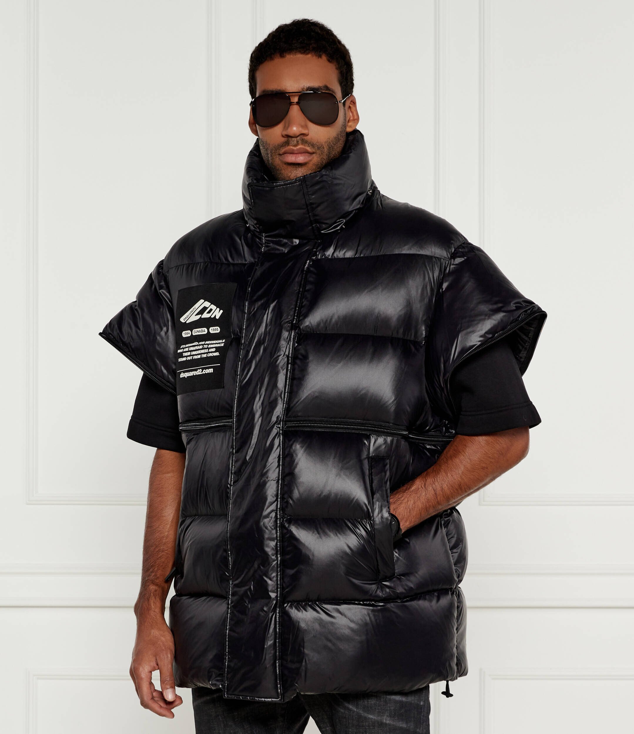 Dsquared2 De puf geacă 2 în 1 | Oversize fit