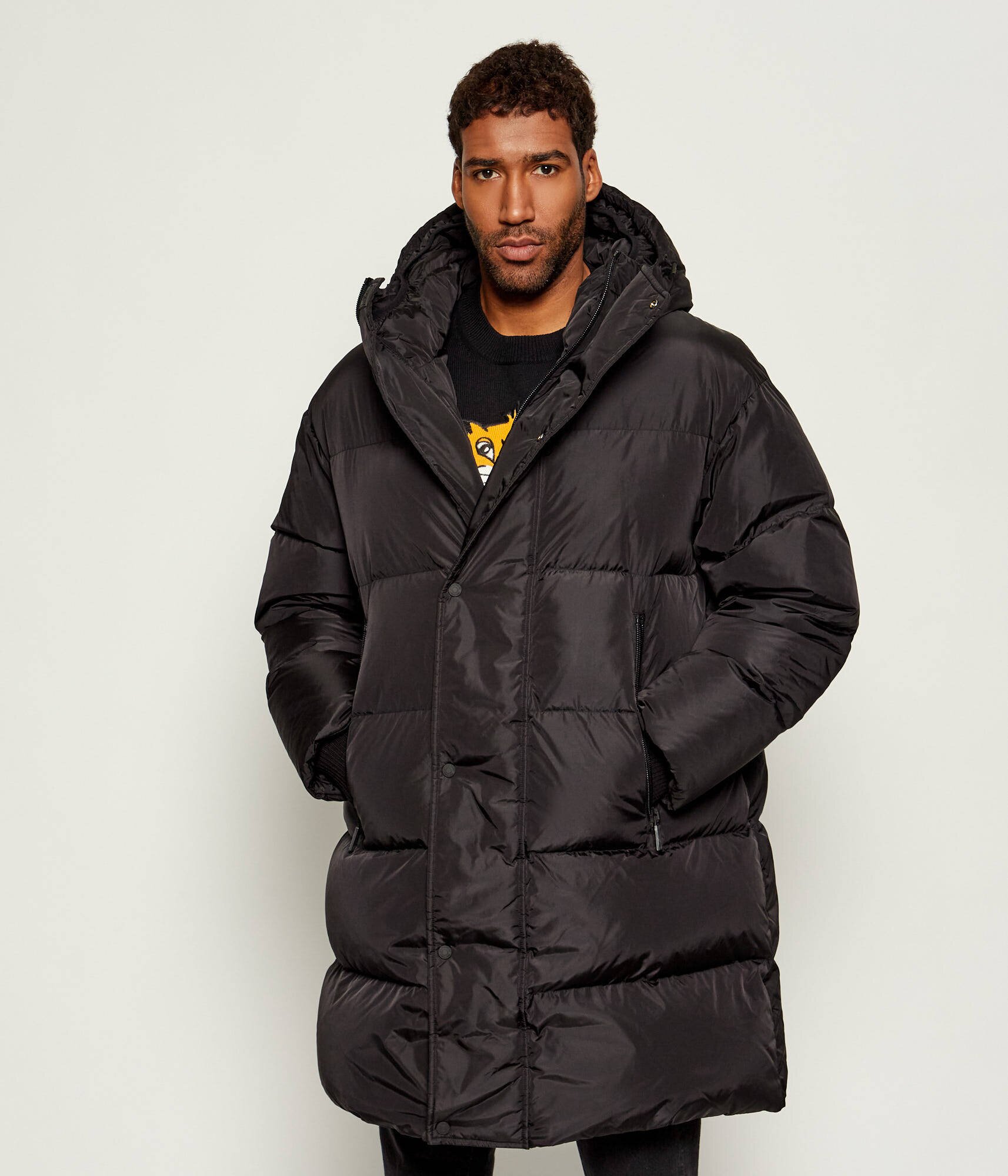 Dsquared2 De puf palton cu bretele