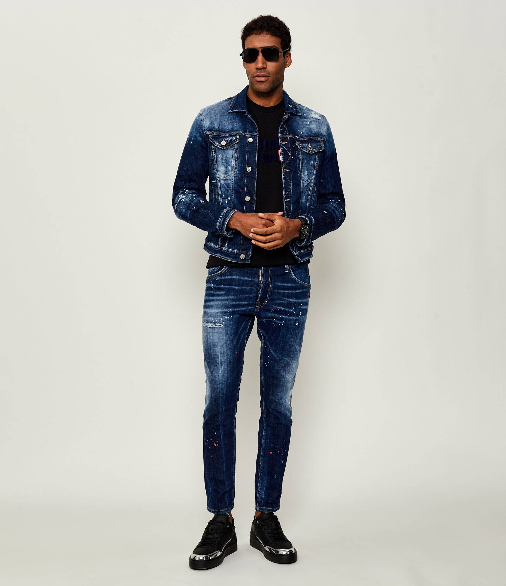 Dsquared2 Geacă de blug Dan Jean | regular fit