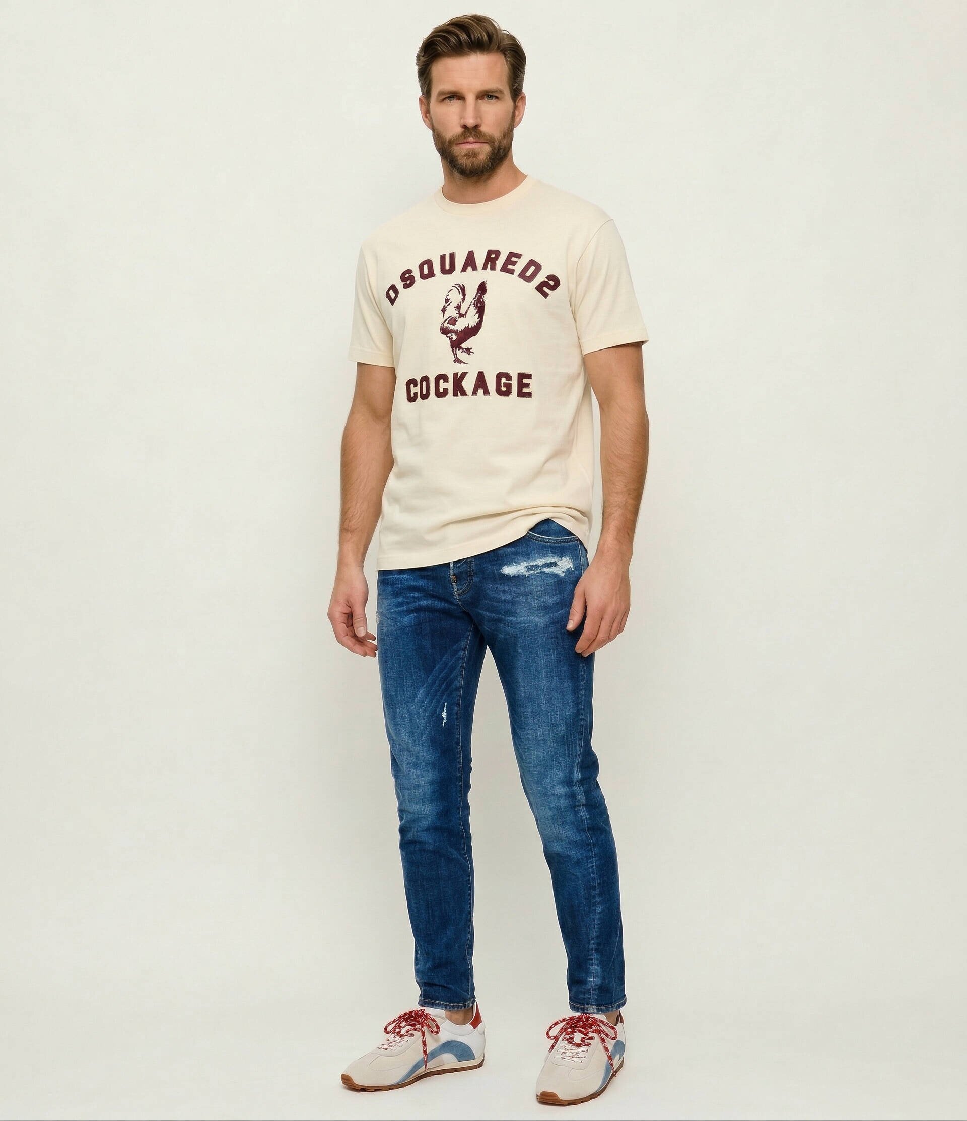 Dsquared2 Sneakers DC-642 | piele întoarsă