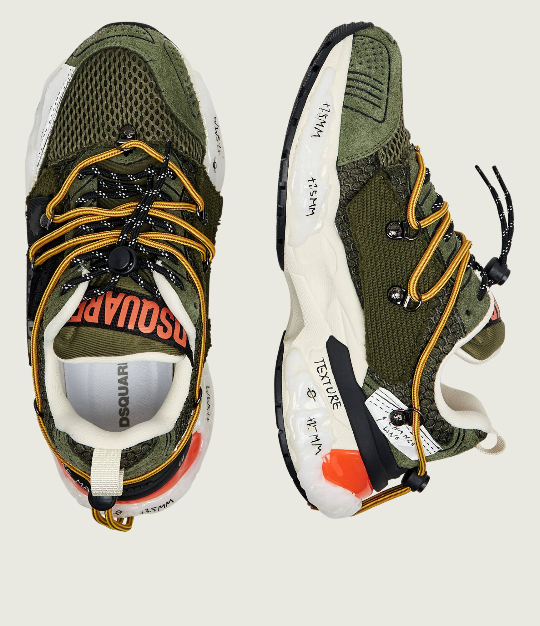 Dsquared2 Sneakers Faster | piele întoarsă
