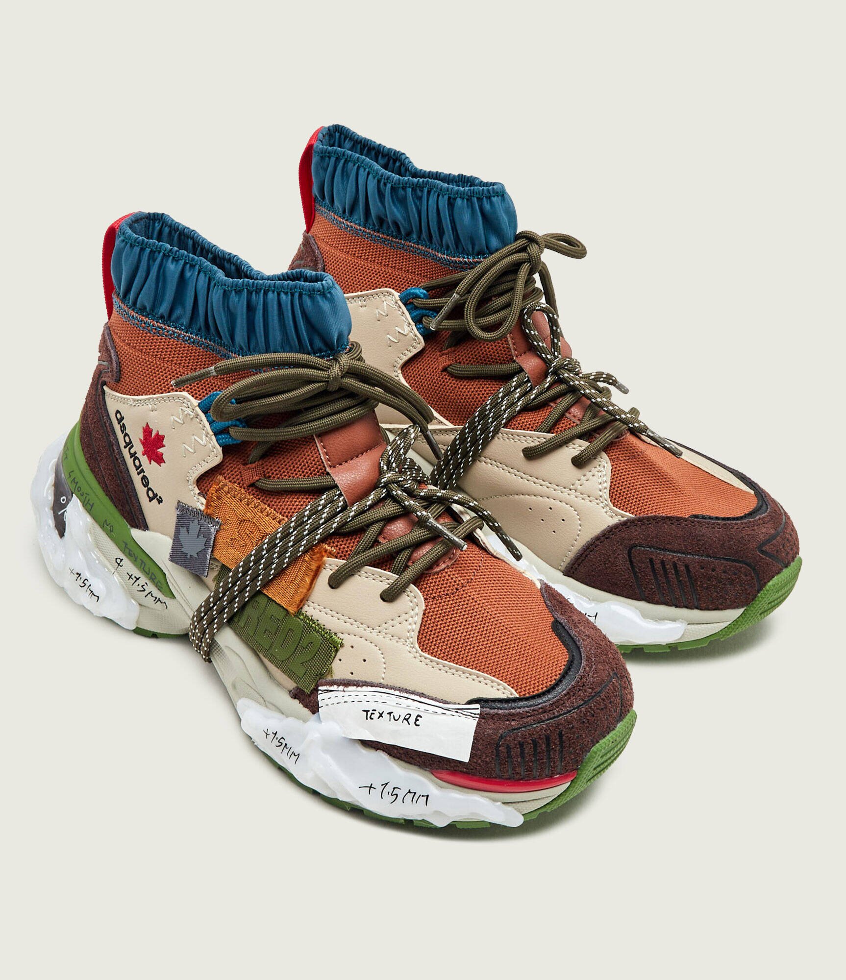 Dsquared2 Sneakers Faster | piele întoarsă cu adaos de piele