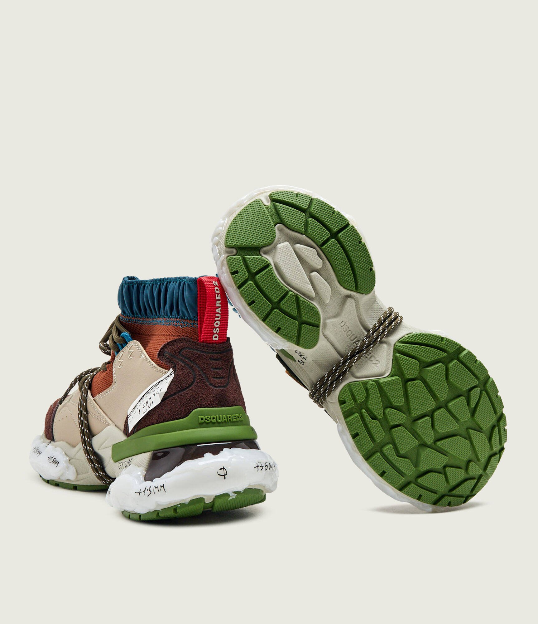 Dsquared2 Sneakers Faster | piele întoarsă cu adaos de piele