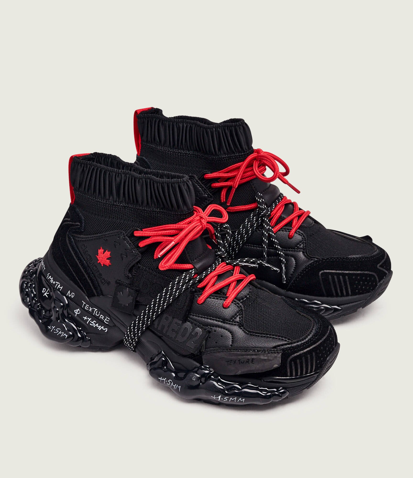 Dsquared2 Sneakers Faster | piele întoarsă cu adaos de piele