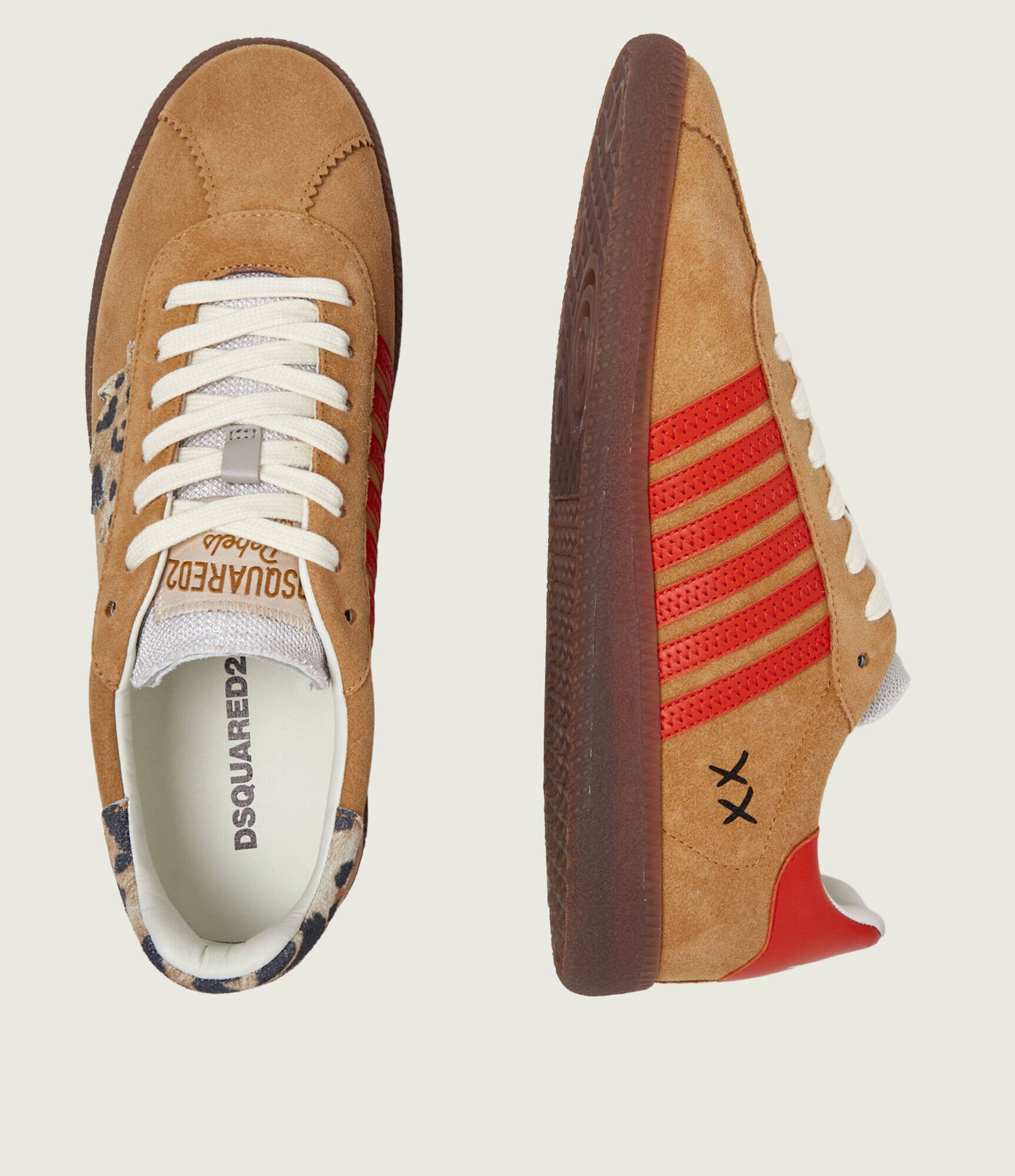 Dsquared2 Sneakers Rebel | piele întoarsă