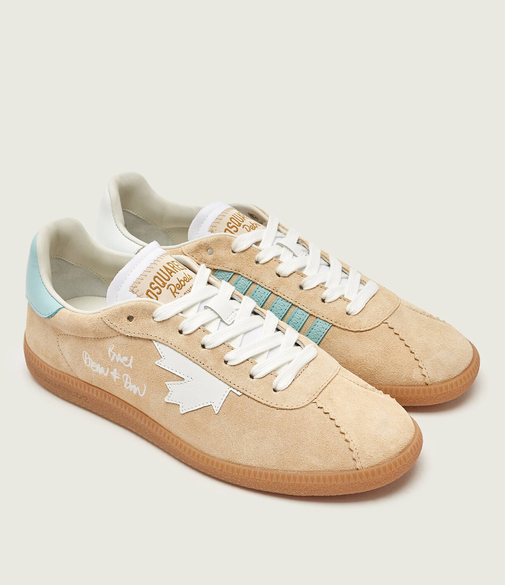 Dsquared2 Sneakers Rebel | piele întoarsă