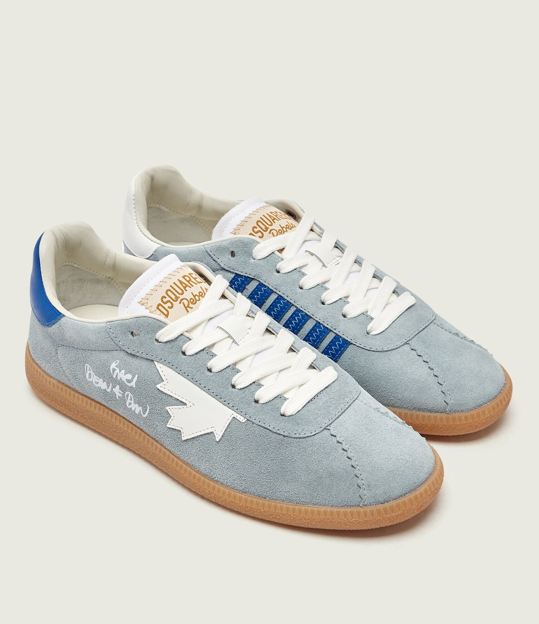 Dsquared2 Sneakers Rebel | piele întoarsă
