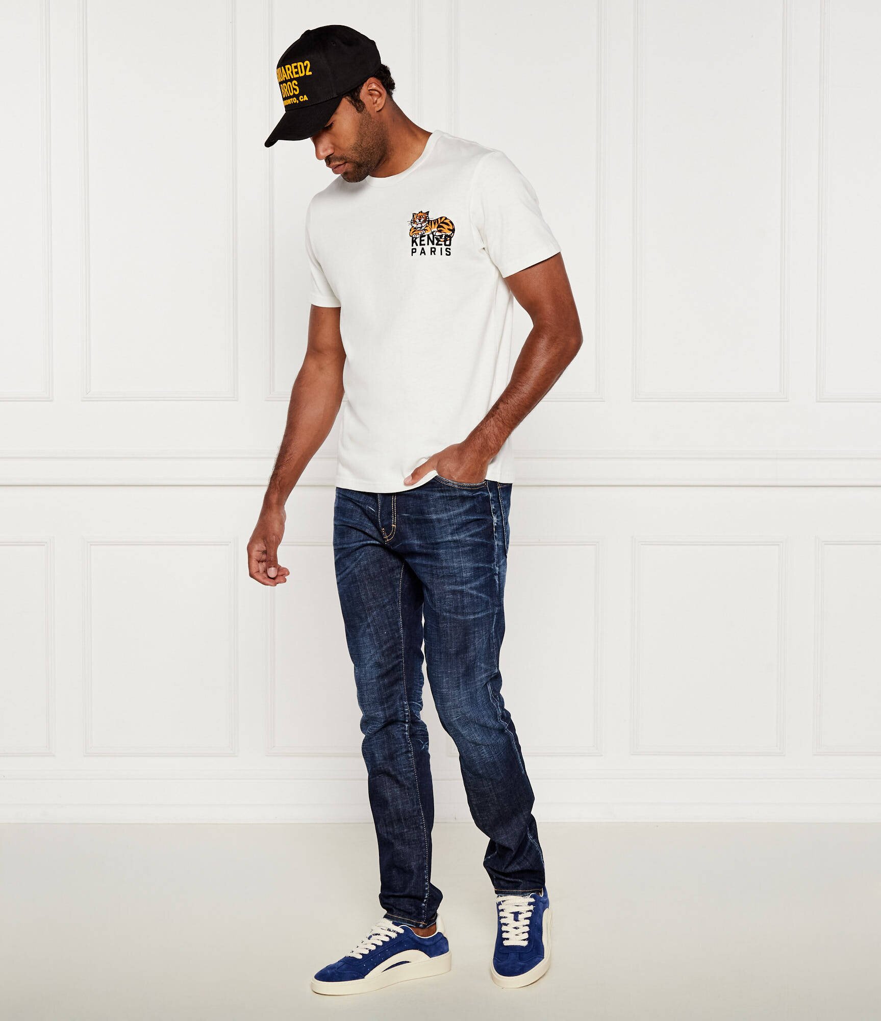 Dsquared2 Sneakers Rider | piele întoarsă