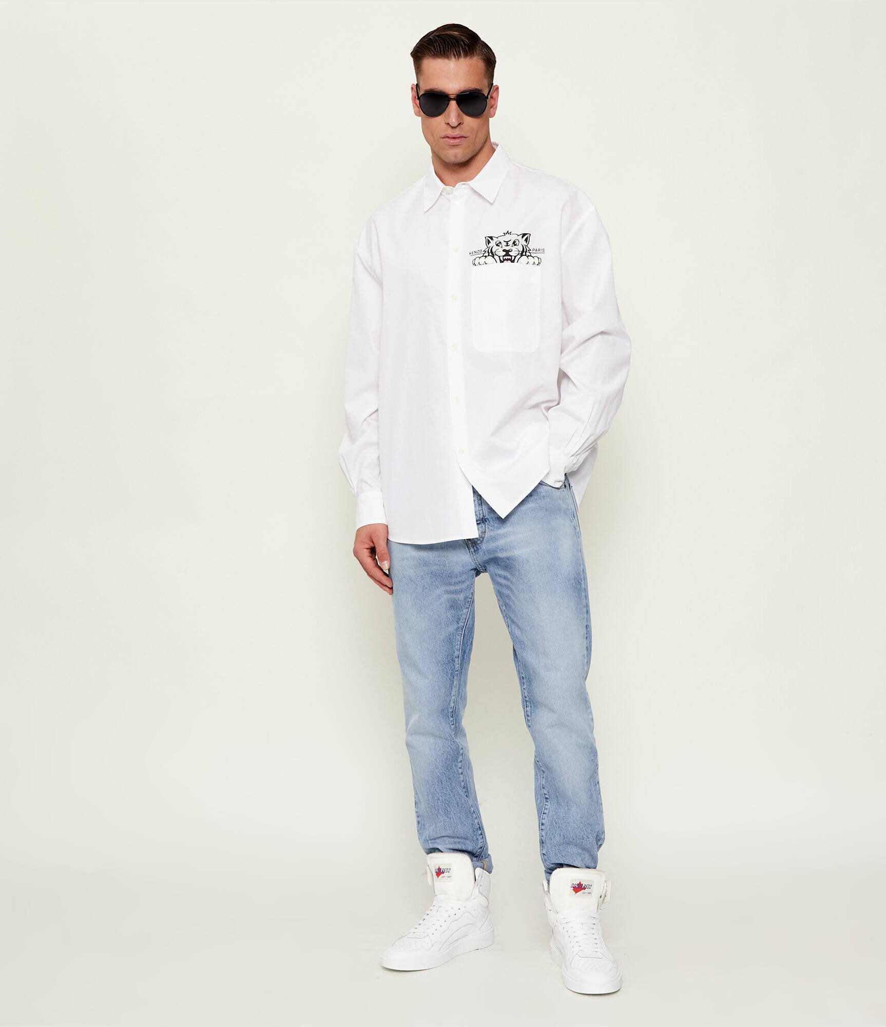 Dsquared2 Teniși din piele Rider