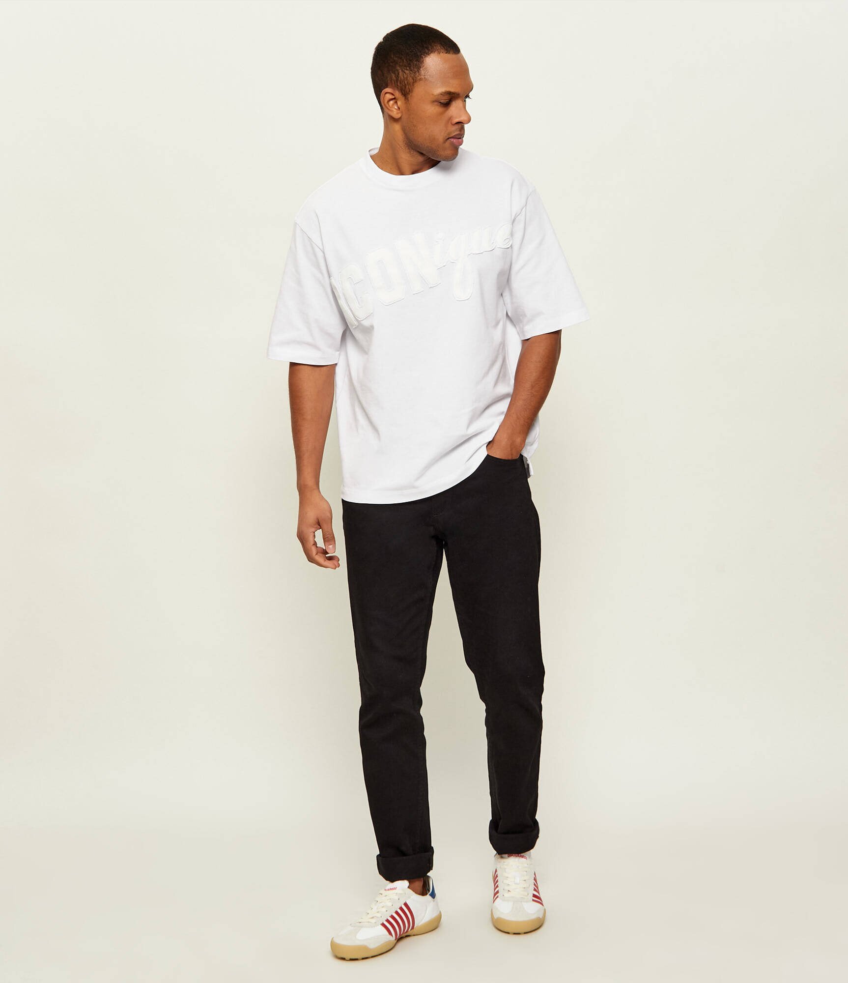 Dsquared2 Teniși din piele SOCCER | piele întoarsă