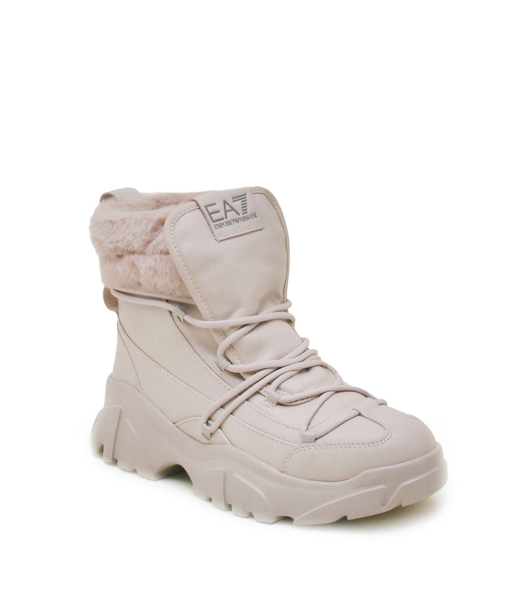 EA7 Bocanci cu adaos de piele
