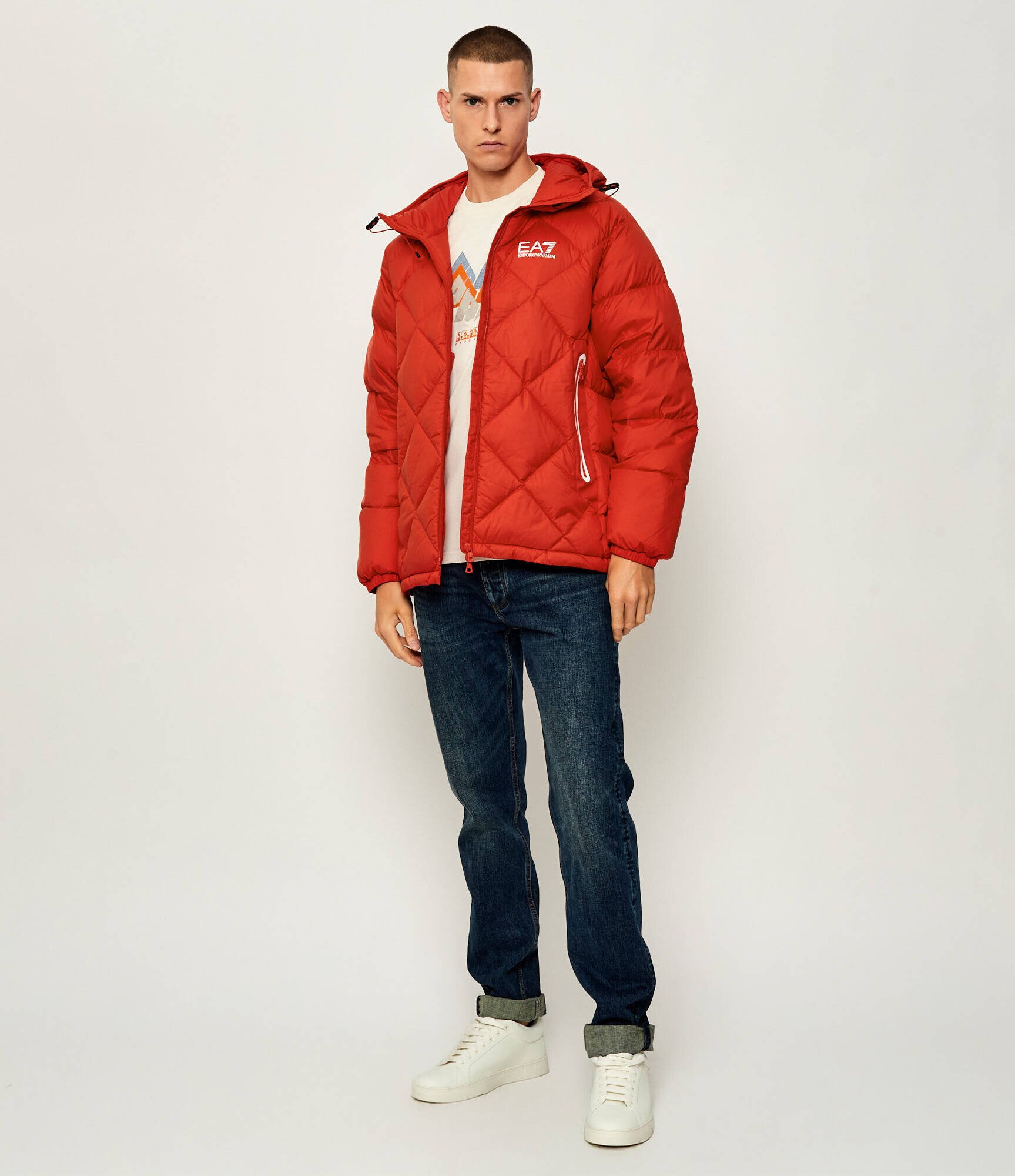 EA7 De puf geacă | Modern fit