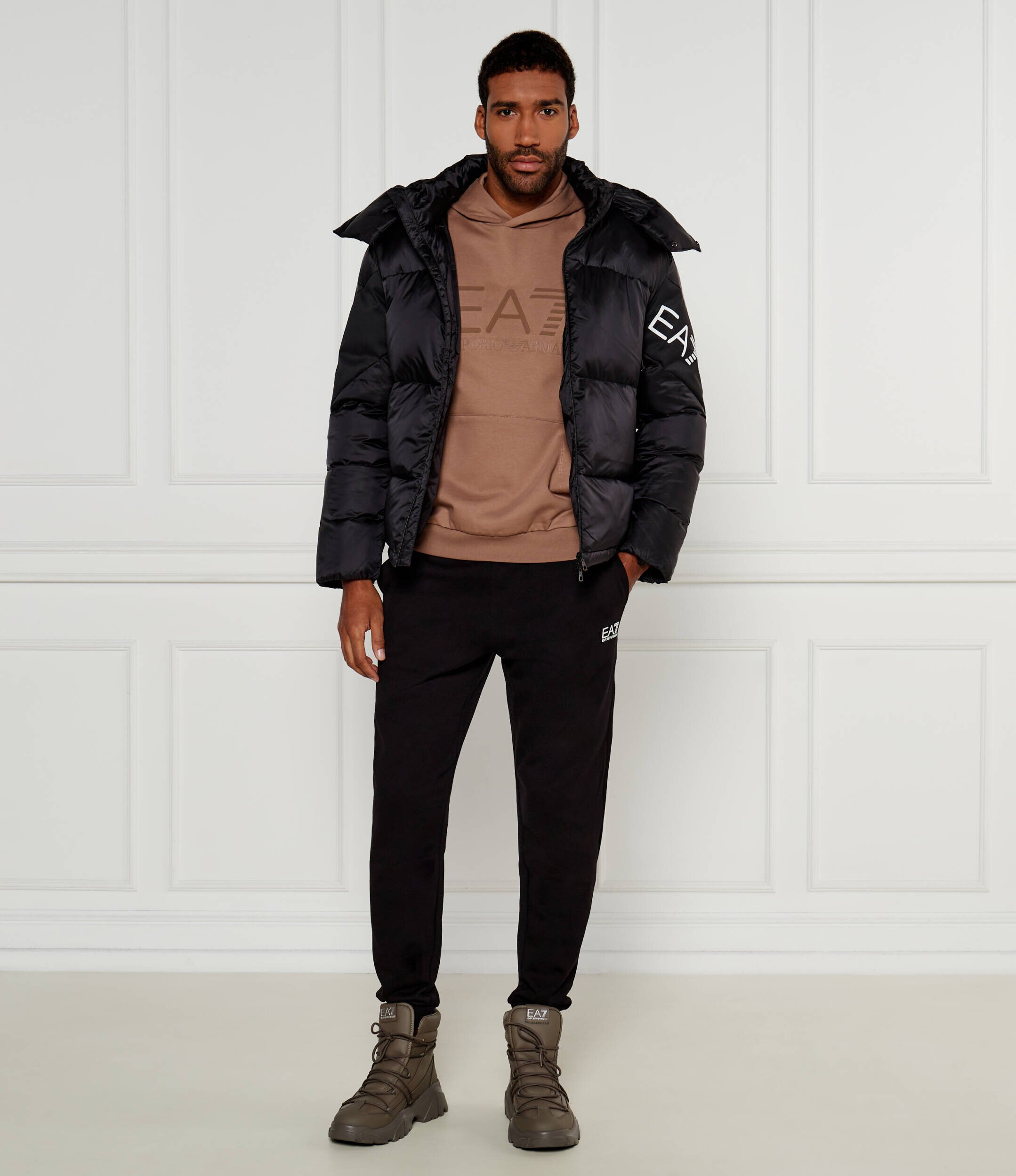 EA7 De puf geacă | Regular Fit