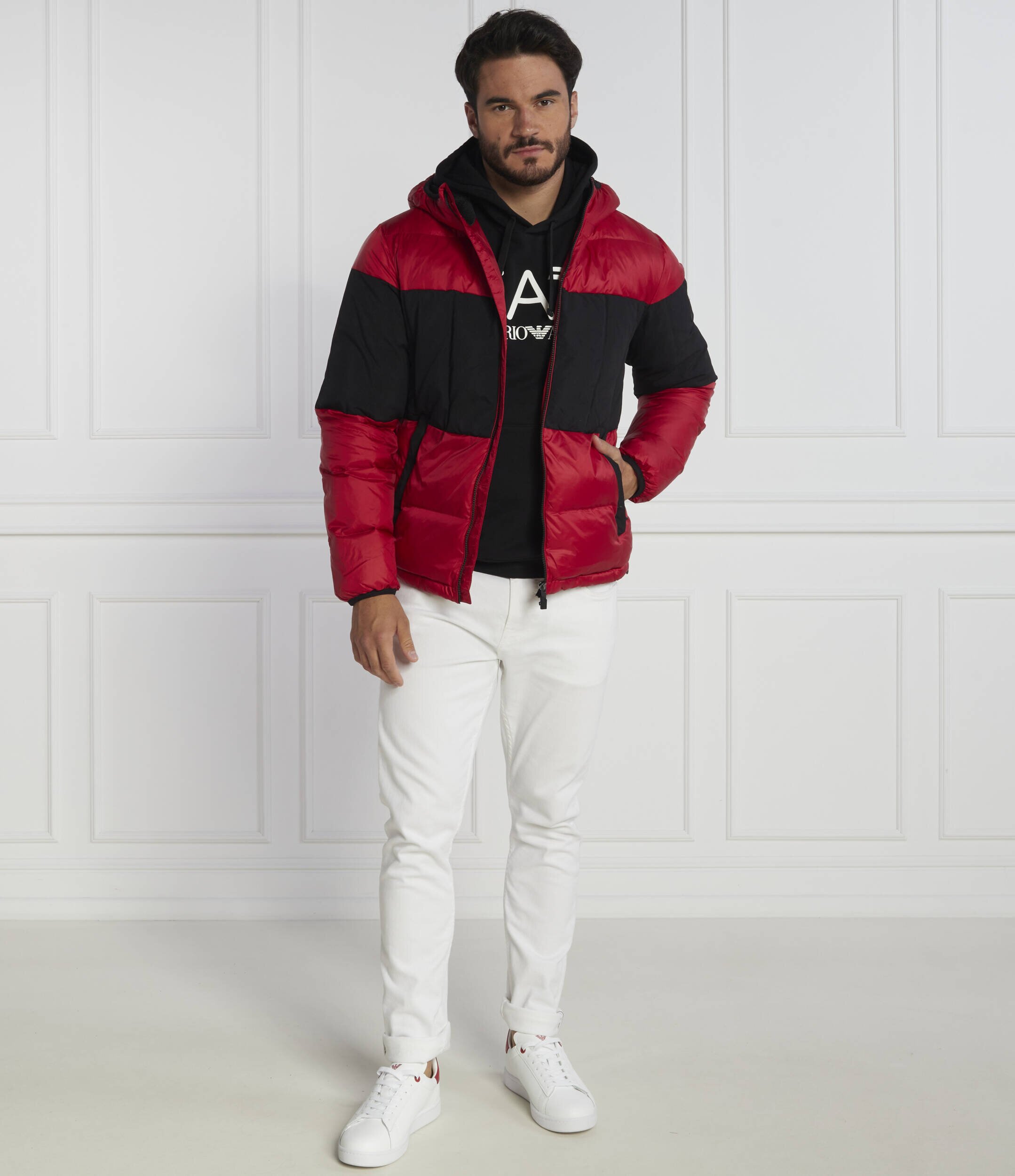 EA7 De puf geacă | Regular Fit