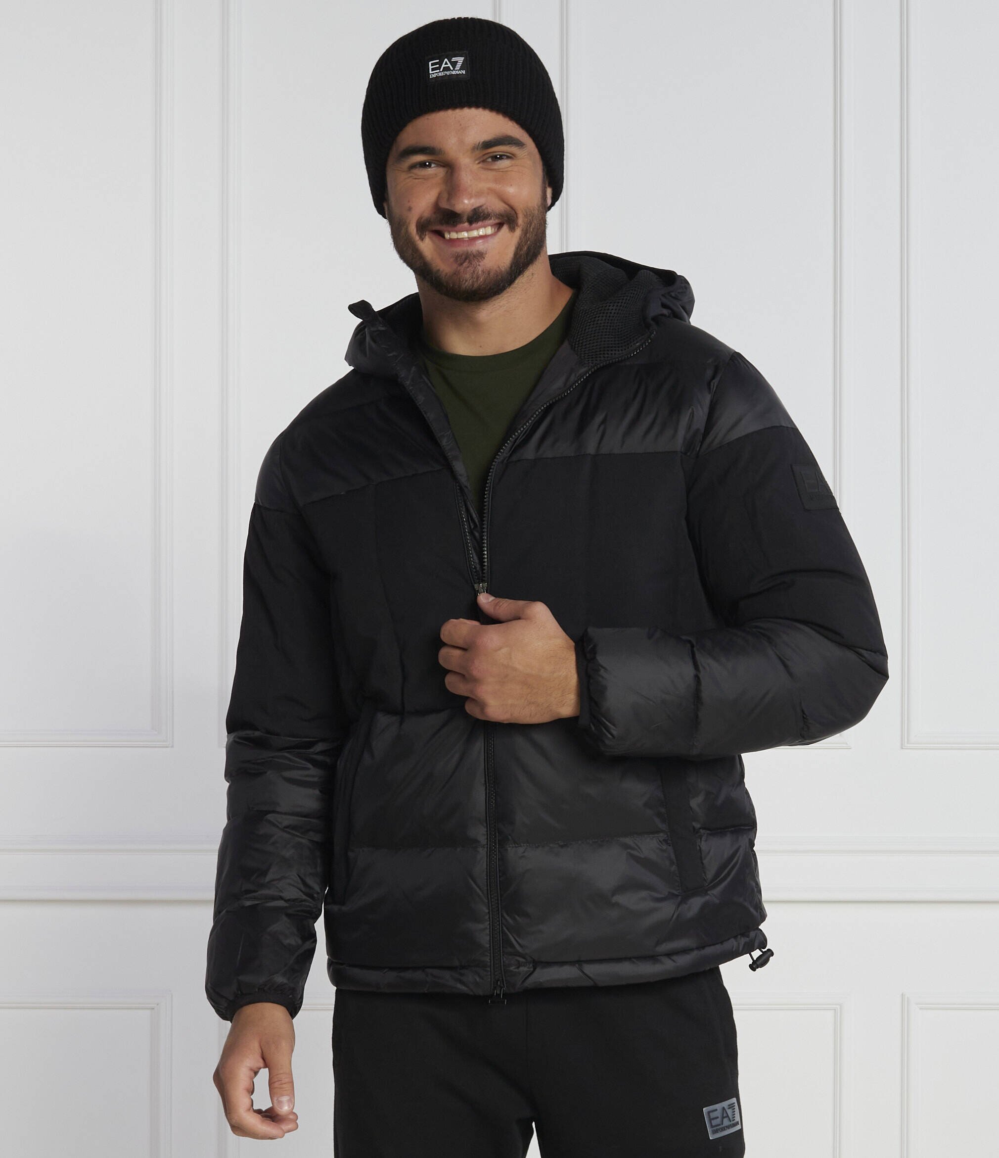 EA7 De puf geacă | Regular Fit