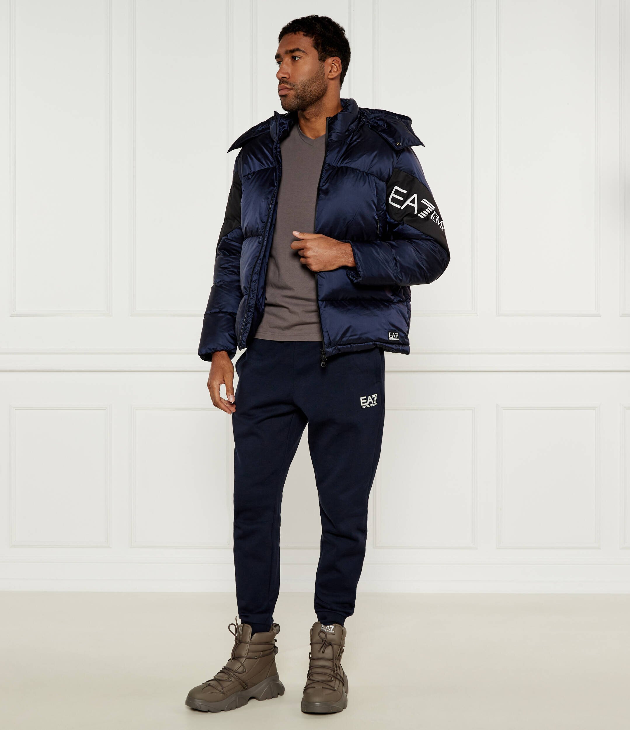 EA7 De puf geacă | Regular Fit