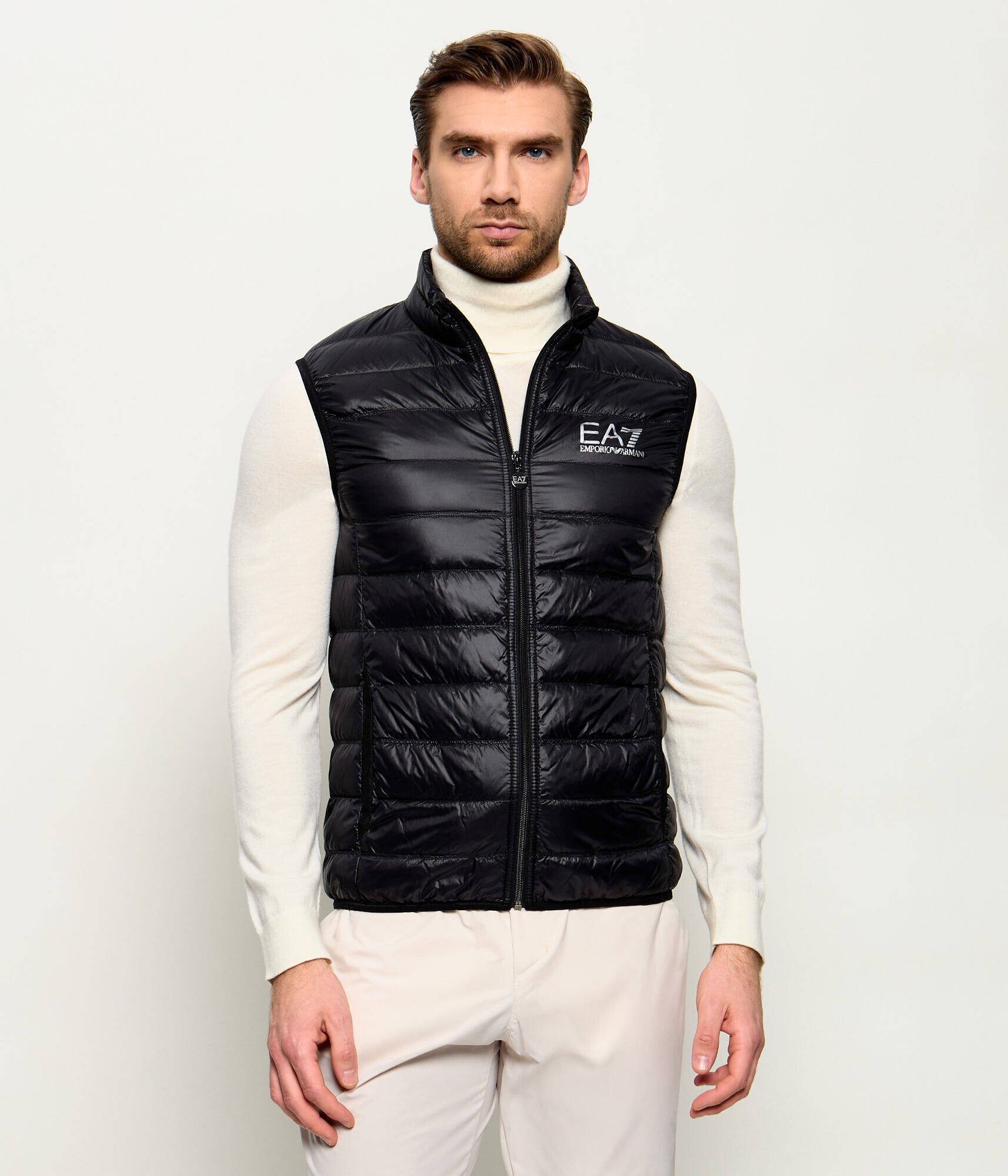 EA7 De puf vestă | Regular Fit