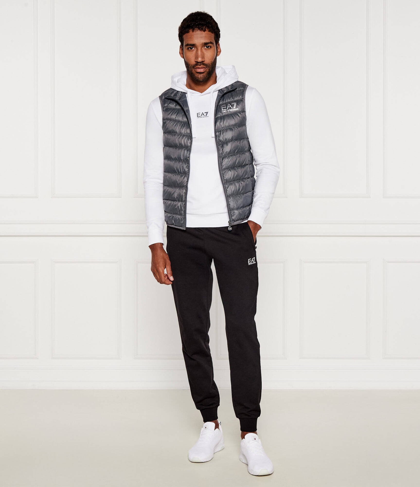 EA7 De puf vestă | Regular Fit