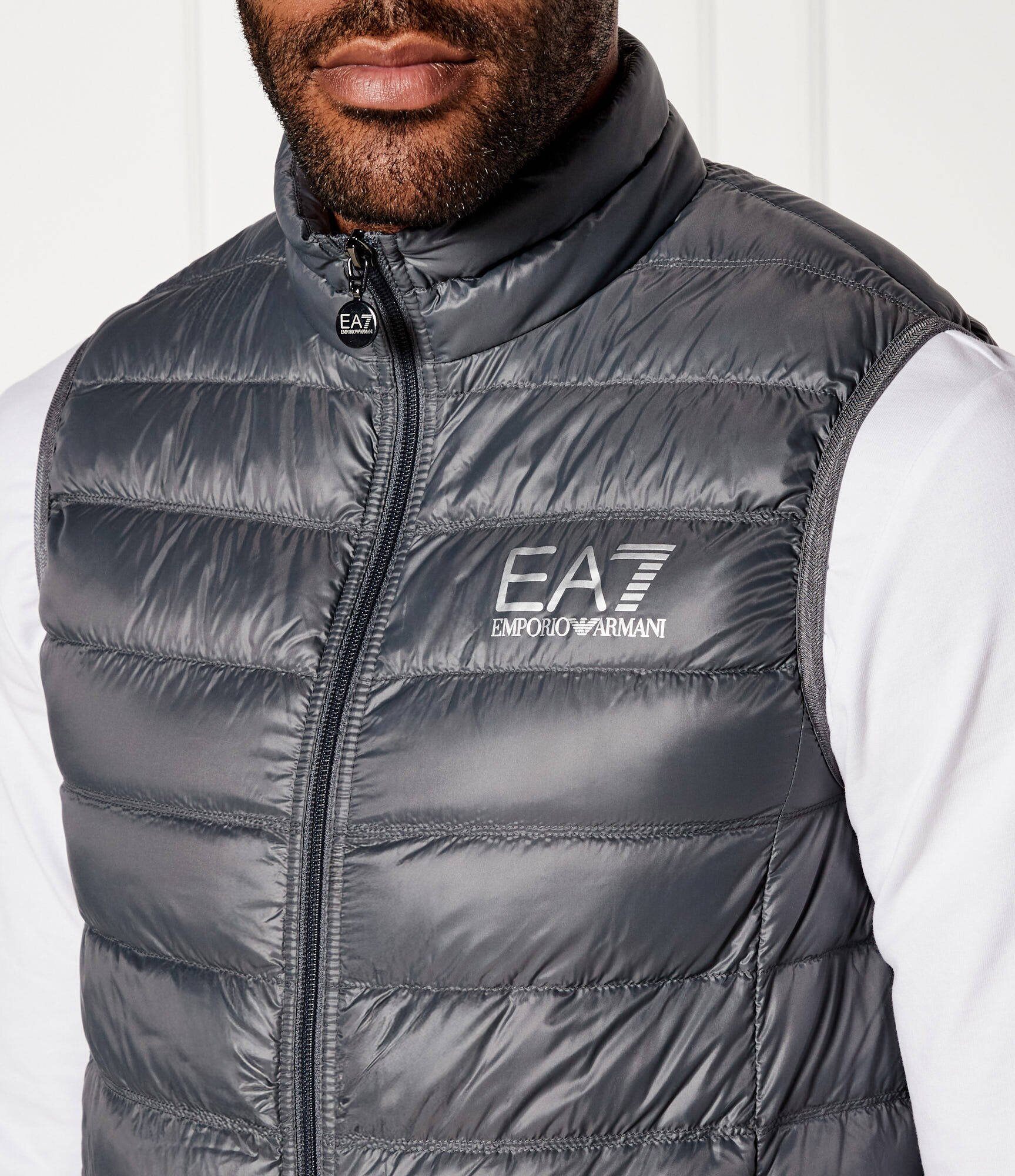 EA7 De puf vestă | Regular Fit