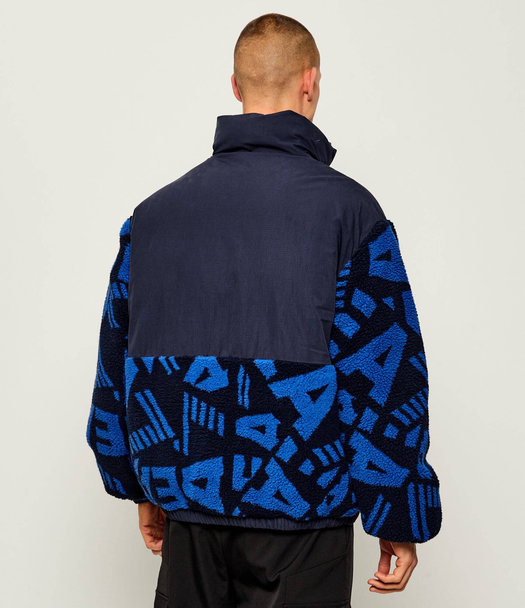 EA7 Din fleece geacă | Oversize fit