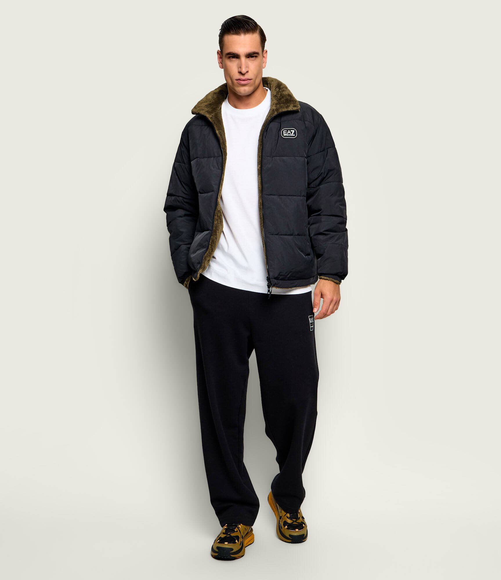 EA7 Din fleece geacă | Relaxed fit