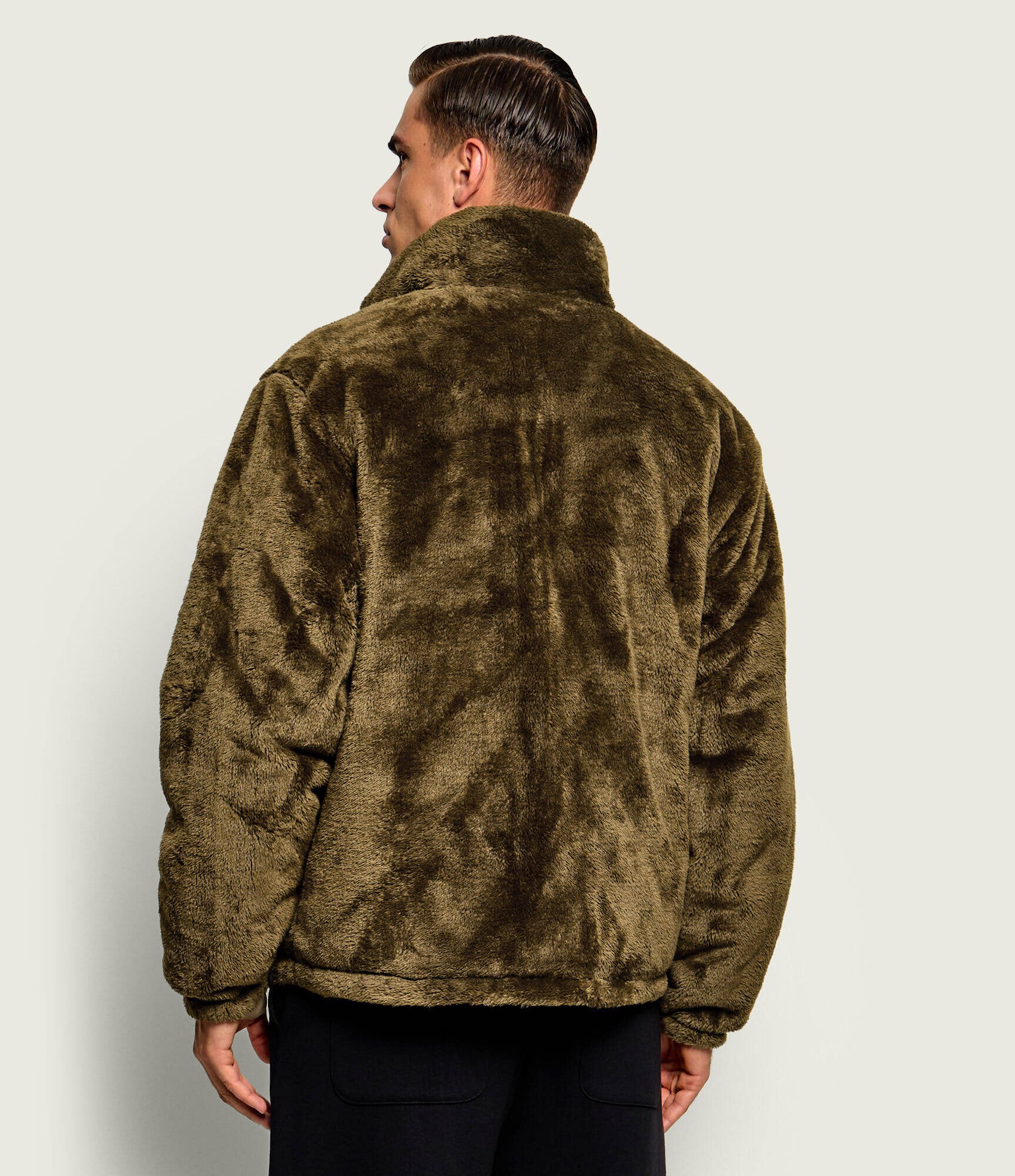 EA7 Din fleece geacă | Relaxed fit
