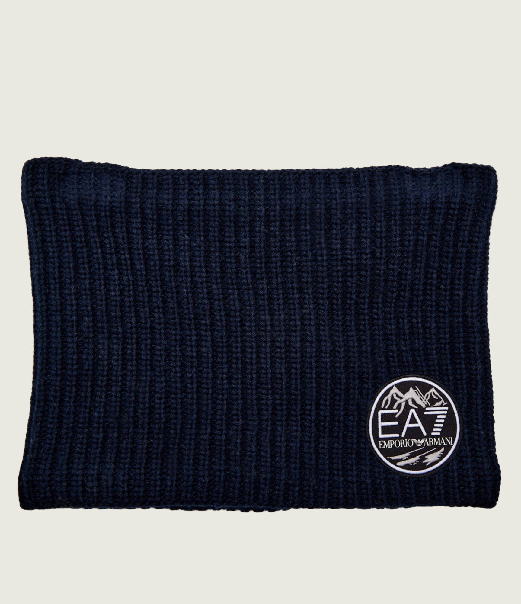EA7 Fular circular cu adaos de lână