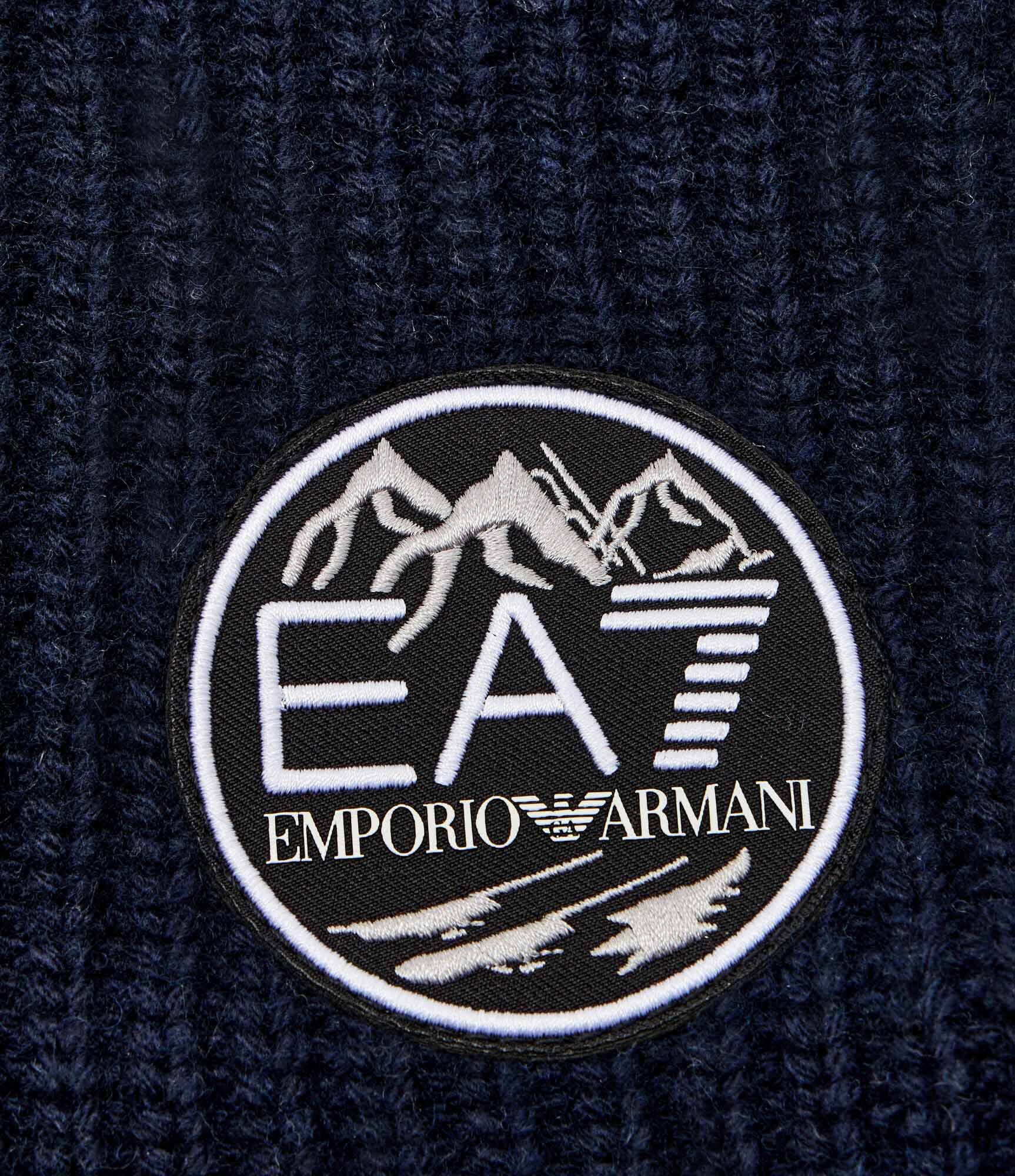 EA7 Fular circular cu adaos de lână