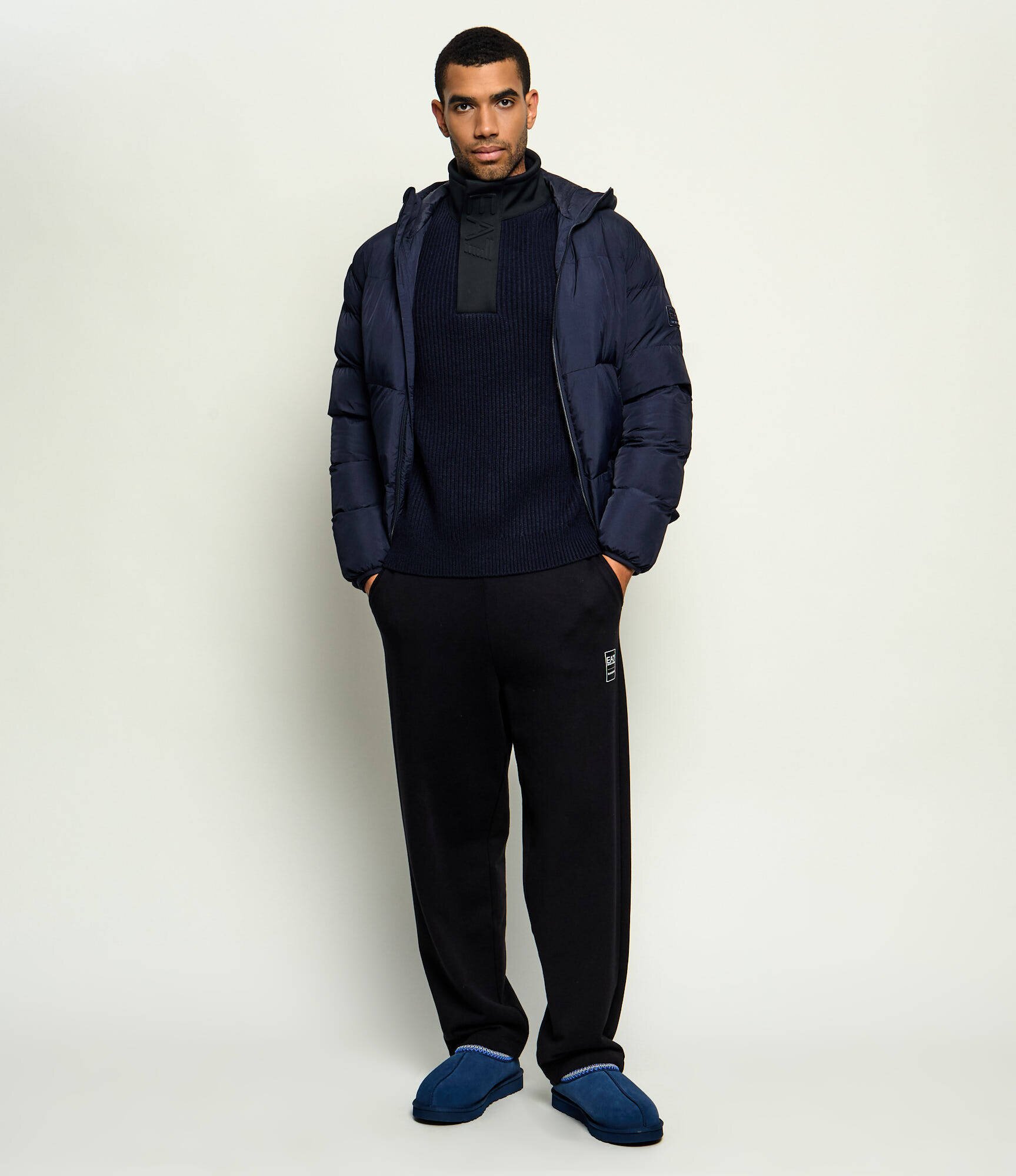 EA7 Pulover | regular fit cu adaos de lână
