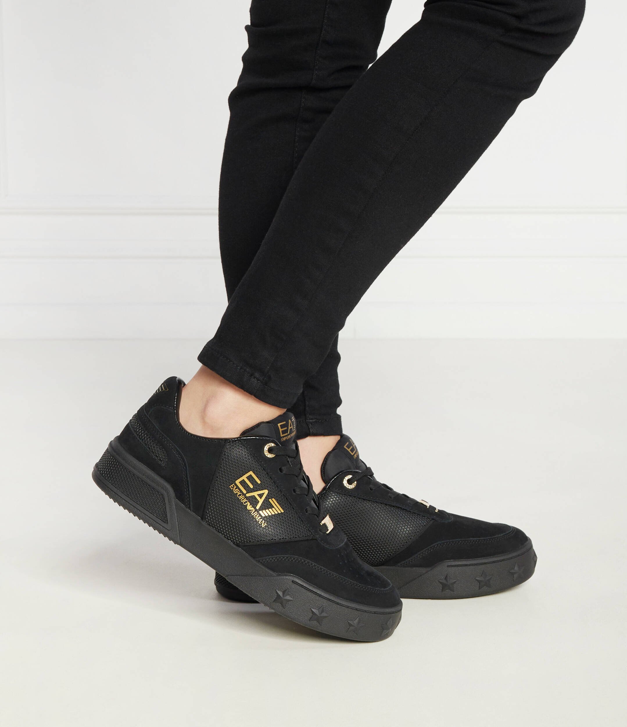 EA7 Sneakers | piele întoarsă