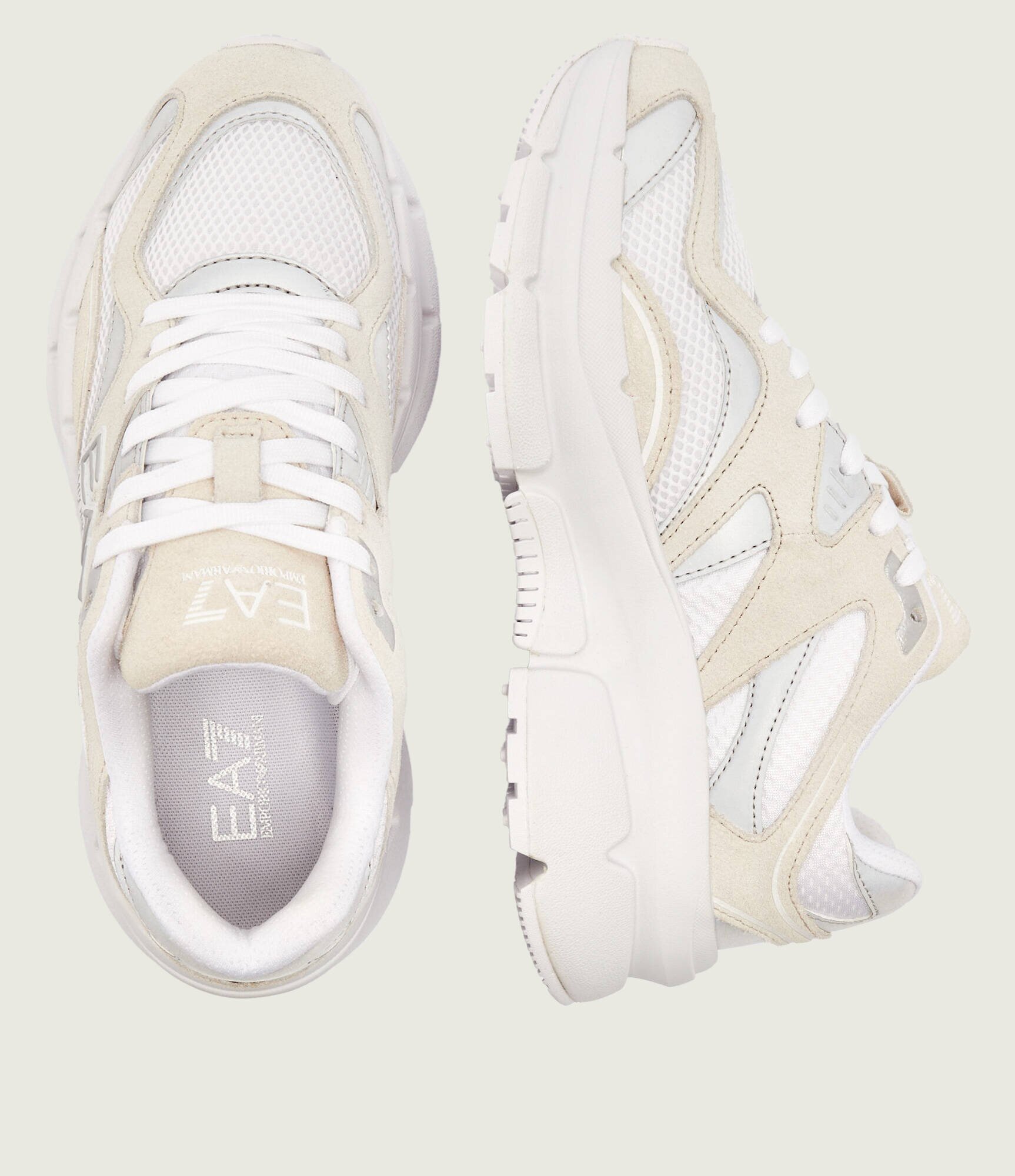 EA7 Sneakers | piele întoarsă