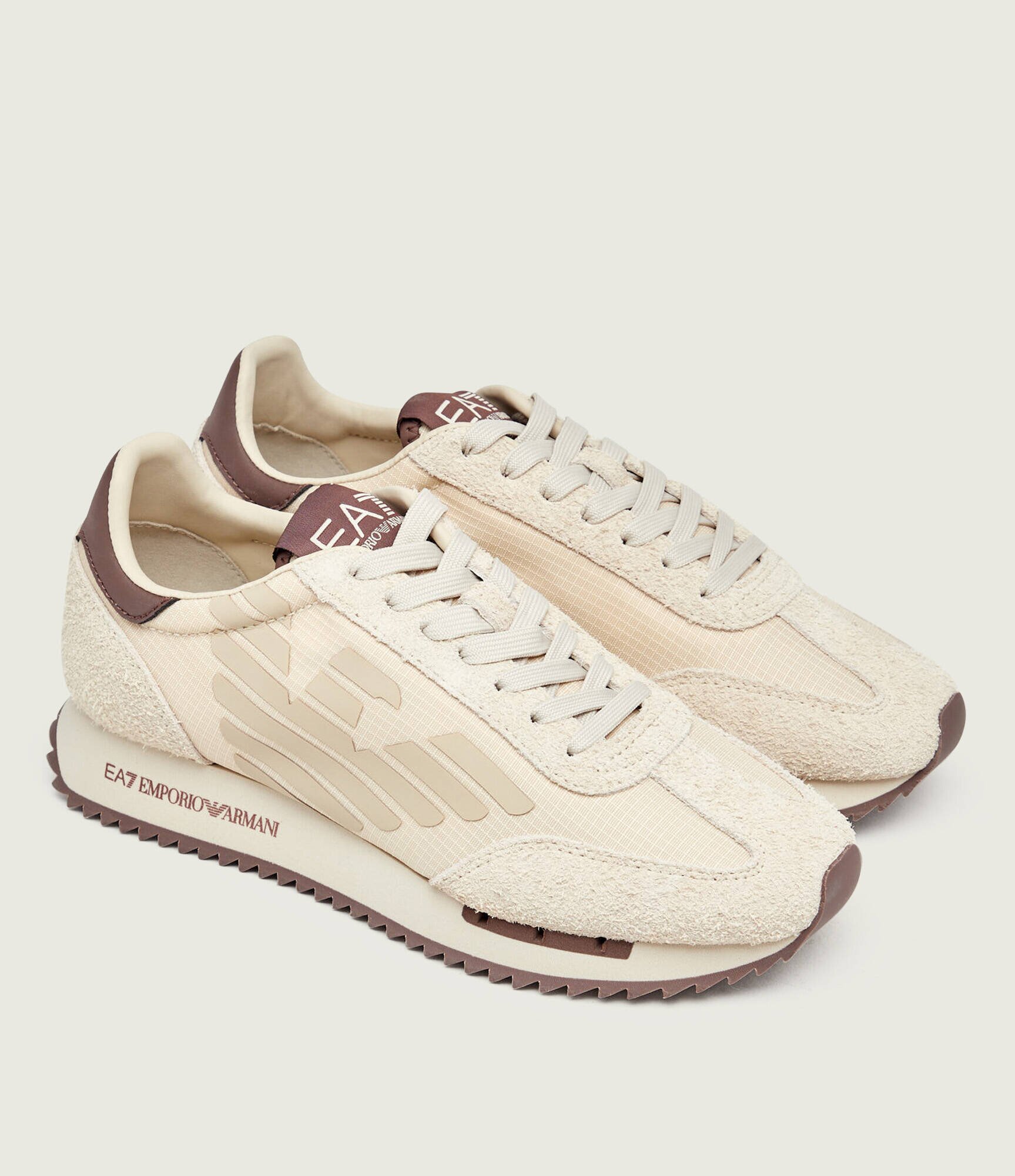 EA7 Sneakers | piele întoarsă